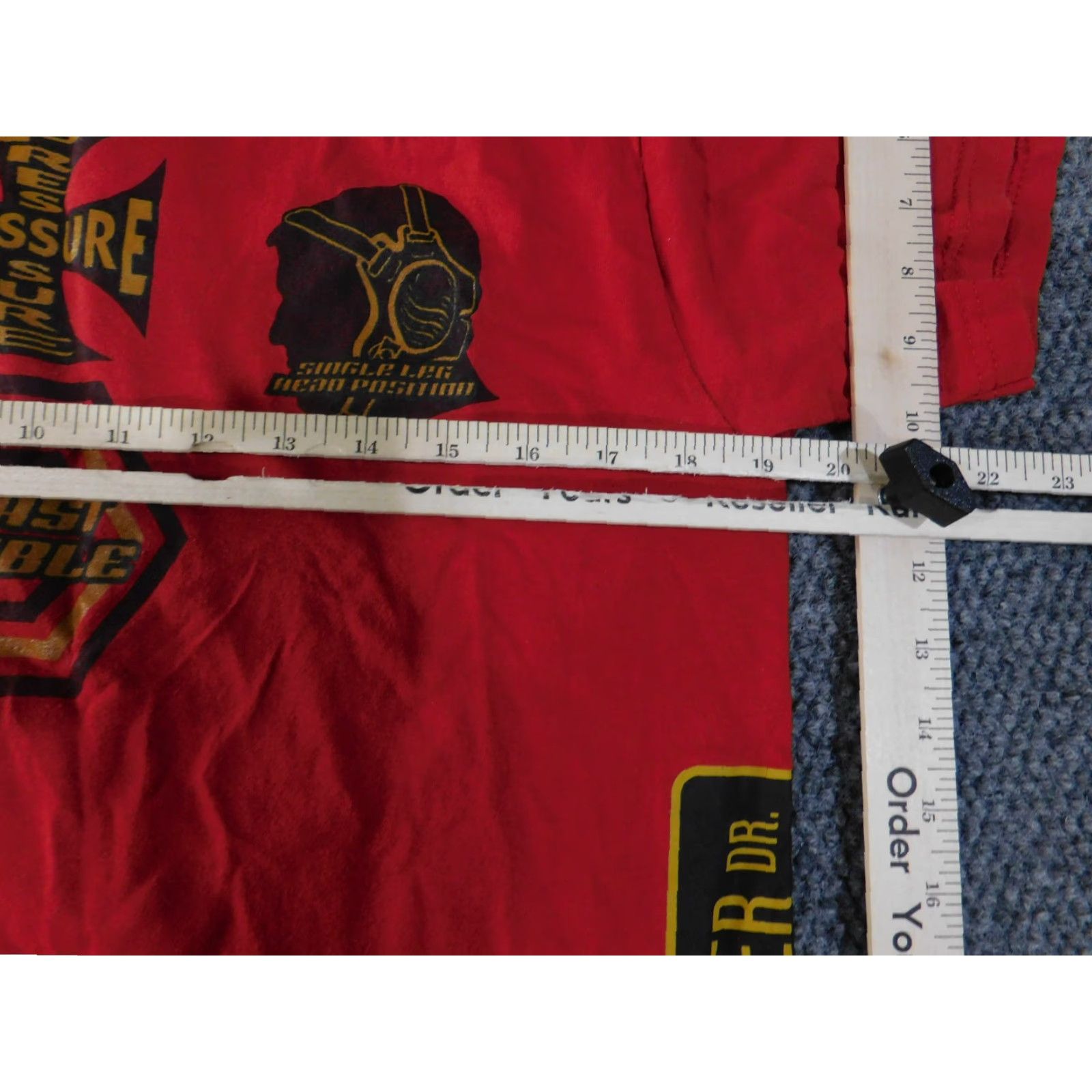 Fruit Of The Loom Wrestling Shirt Mens M Red Cotton Graphic Spartans Bring It 90s University Logo Fruit of the Loom Shirt Mens Size US M / EU 48-50 / 2 - 7 Thumbnail