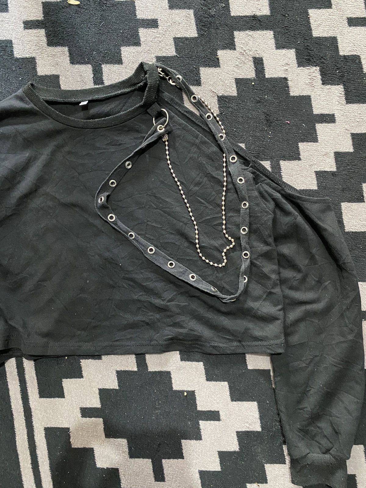 If Six Was Nine × Japanese Brand × Le Grande Bleu (L.G.B.) Seditionaries unkwn cropped punk sweatshirts y2k Size US M / EU 48-50 / 2 - 2 Thumbnail