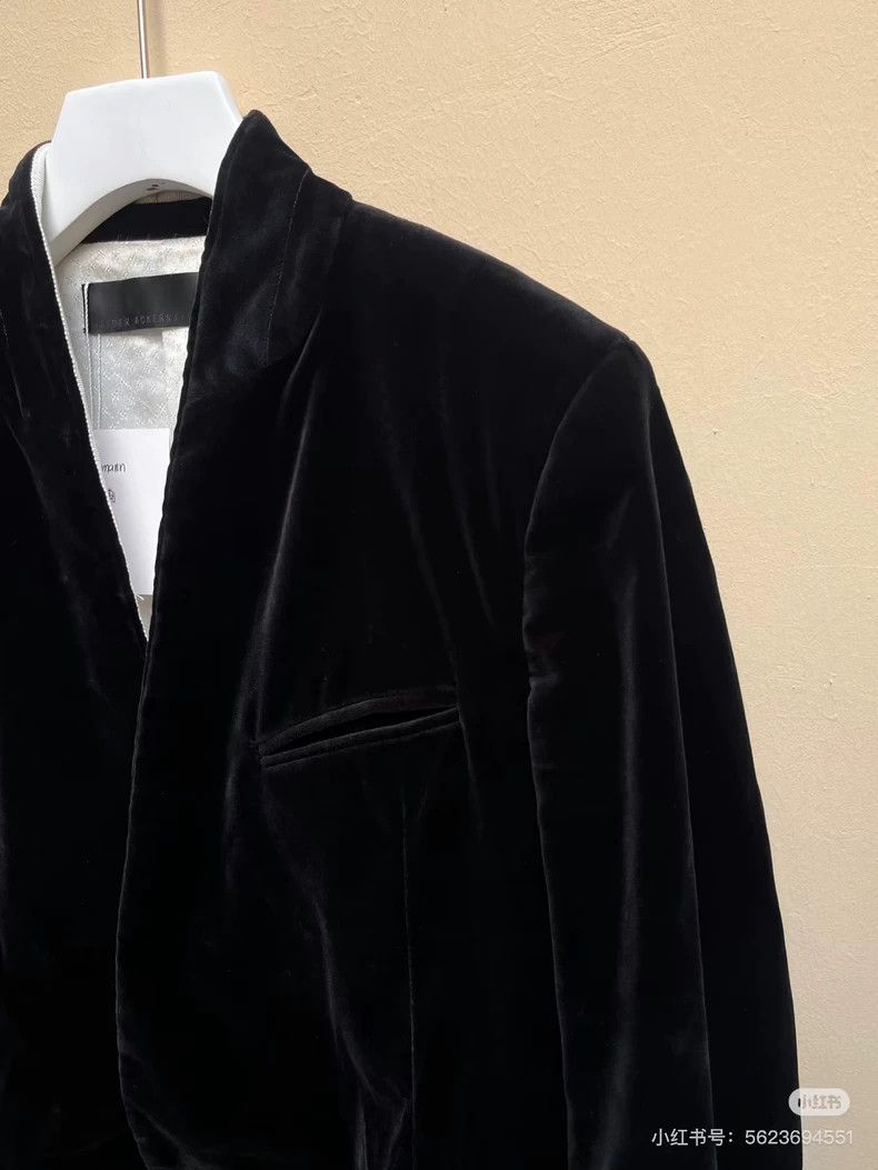 Haider Ackermann Haider Ackermann size XS Silk velvet court coat Size 38S - 3 Thumbnail