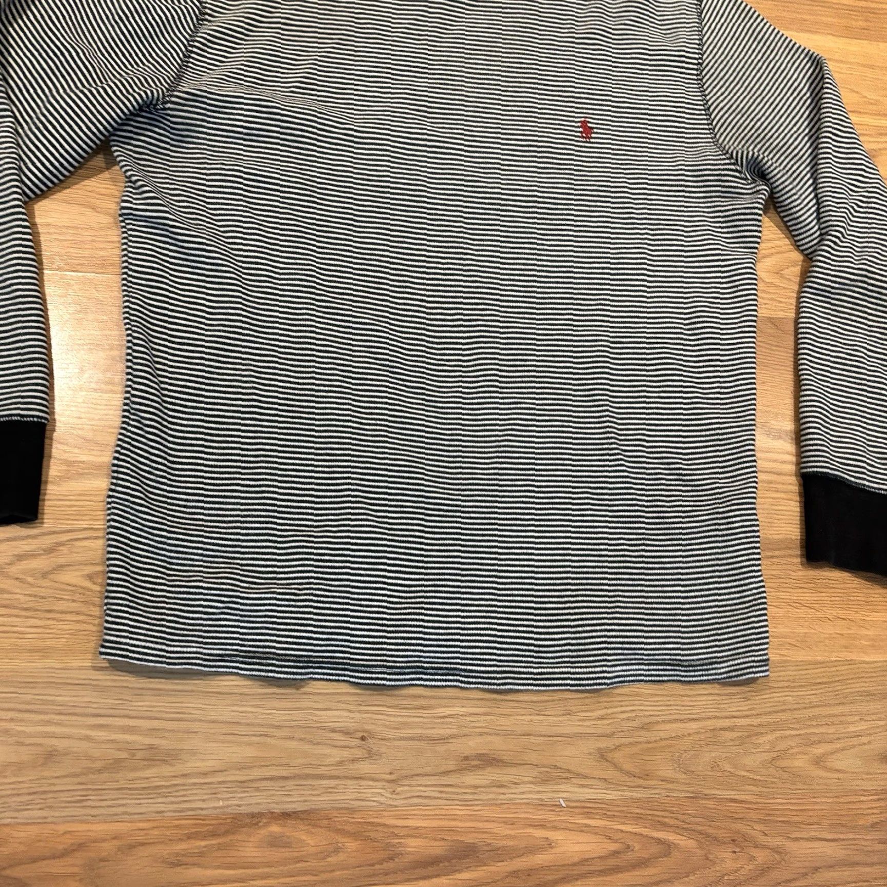 Polo Ralph Lauren Polo Ralph Lauren Thermal Shirt Black White Long Sleeve Waffle Knit Men’s XL Shirt Size US XL / EU 56 / 4 - 3 Thumbnail