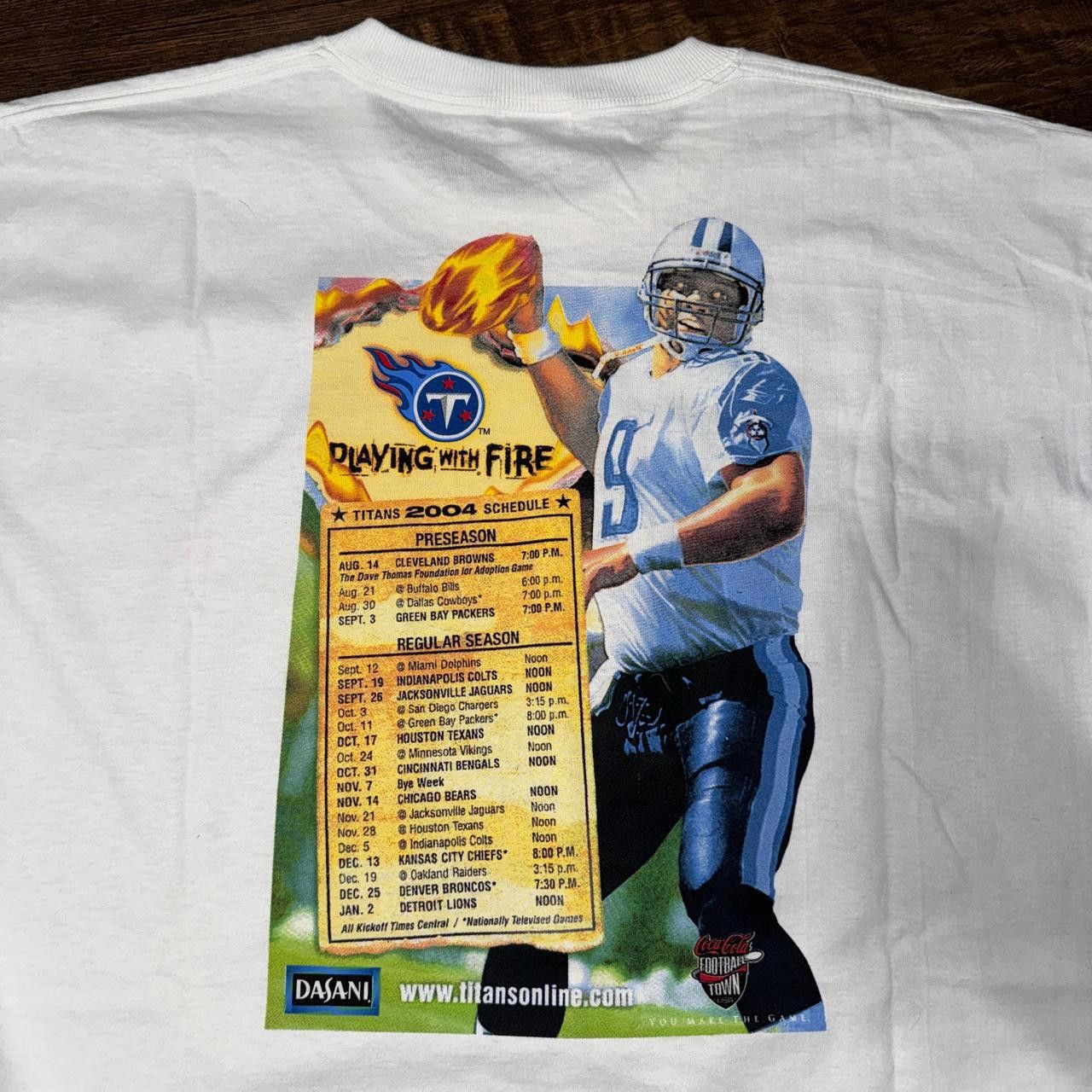 Fruit Of The Loom 2004 tennessee titans coca cola collab tee Size US XL / EU 56 / 4 - 2 Thumbnail