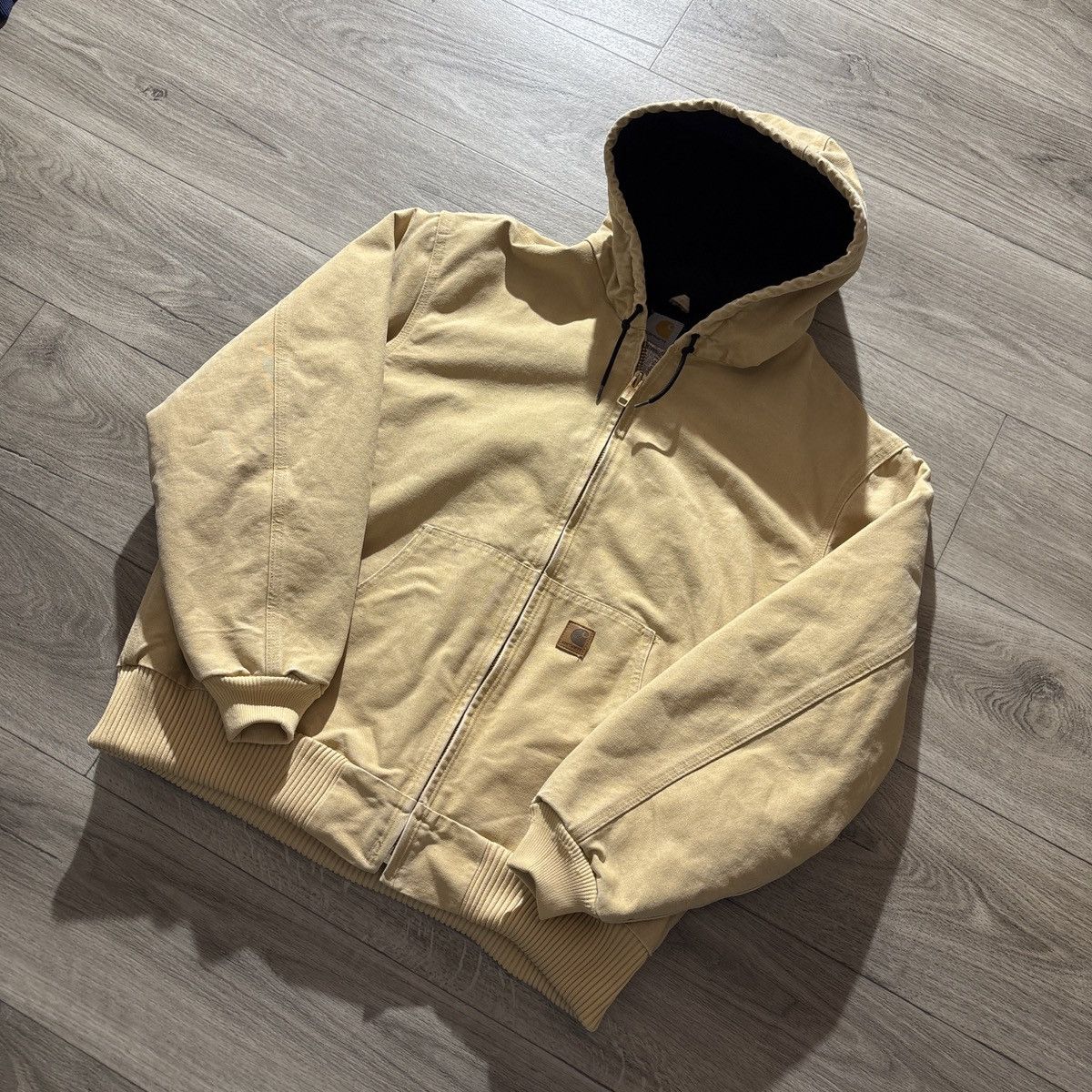Carhartt Carhartt J130 Jacket Wheat Sandstone Colorway Boxy Fit Faded Size US XL / EU 56 / 4 - 2 Thumbnail