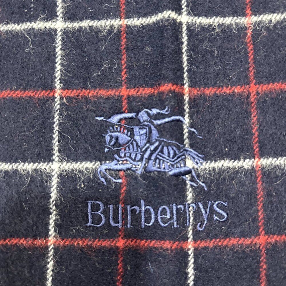 Burberry Burberry Classic Check Unisex Scarf Black 100% Lambswool Size ONE SIZE - 3 Thumbnail
