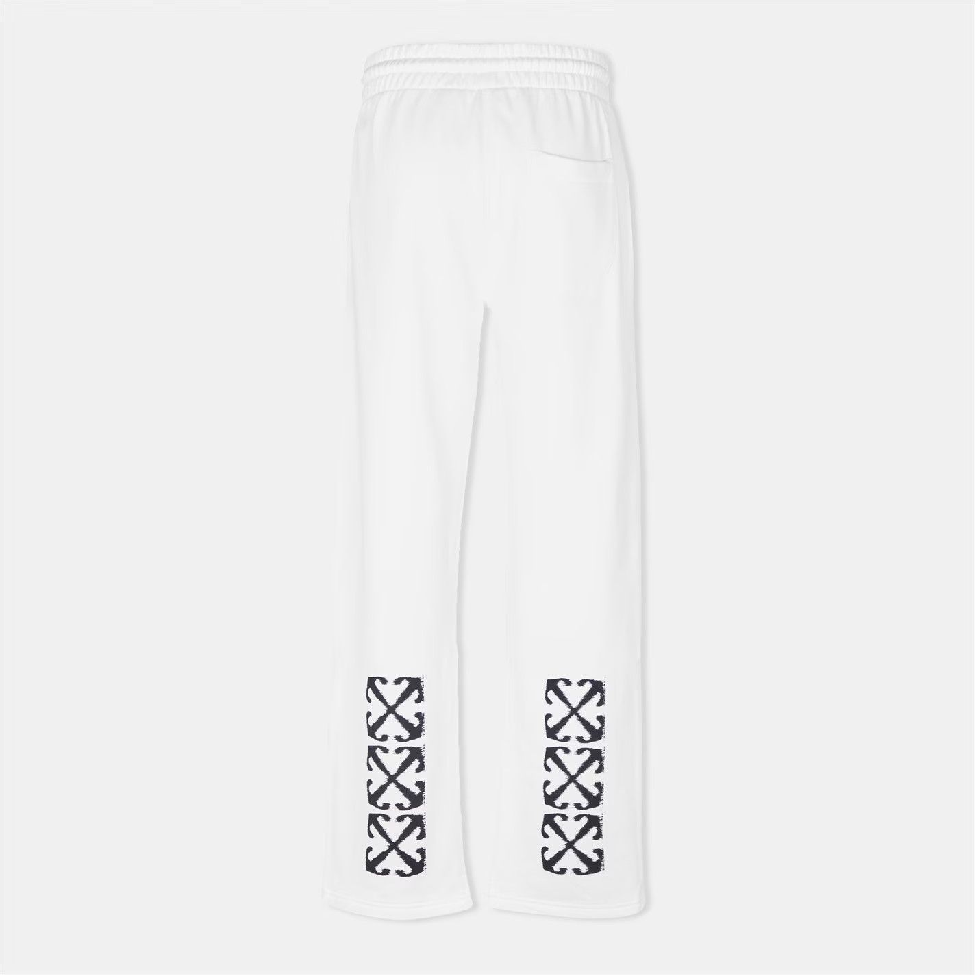 Off-White o1g2r1mq0226 Arrow Fleece Closed Sweatpants & Joggers White Size US 32 / EU 48 - 2 Thumbnail