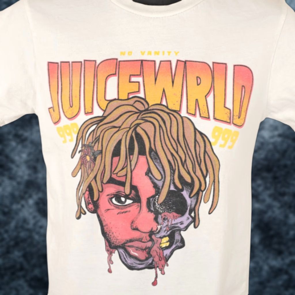 Vintage Juice WRLD T Shirt Mens Size Small White 999 No Vanity Rapper Streetwear Shirt Mens Small White Juice WRLD Size US S / EU 44-46 / 1 - 1 Thumbnail