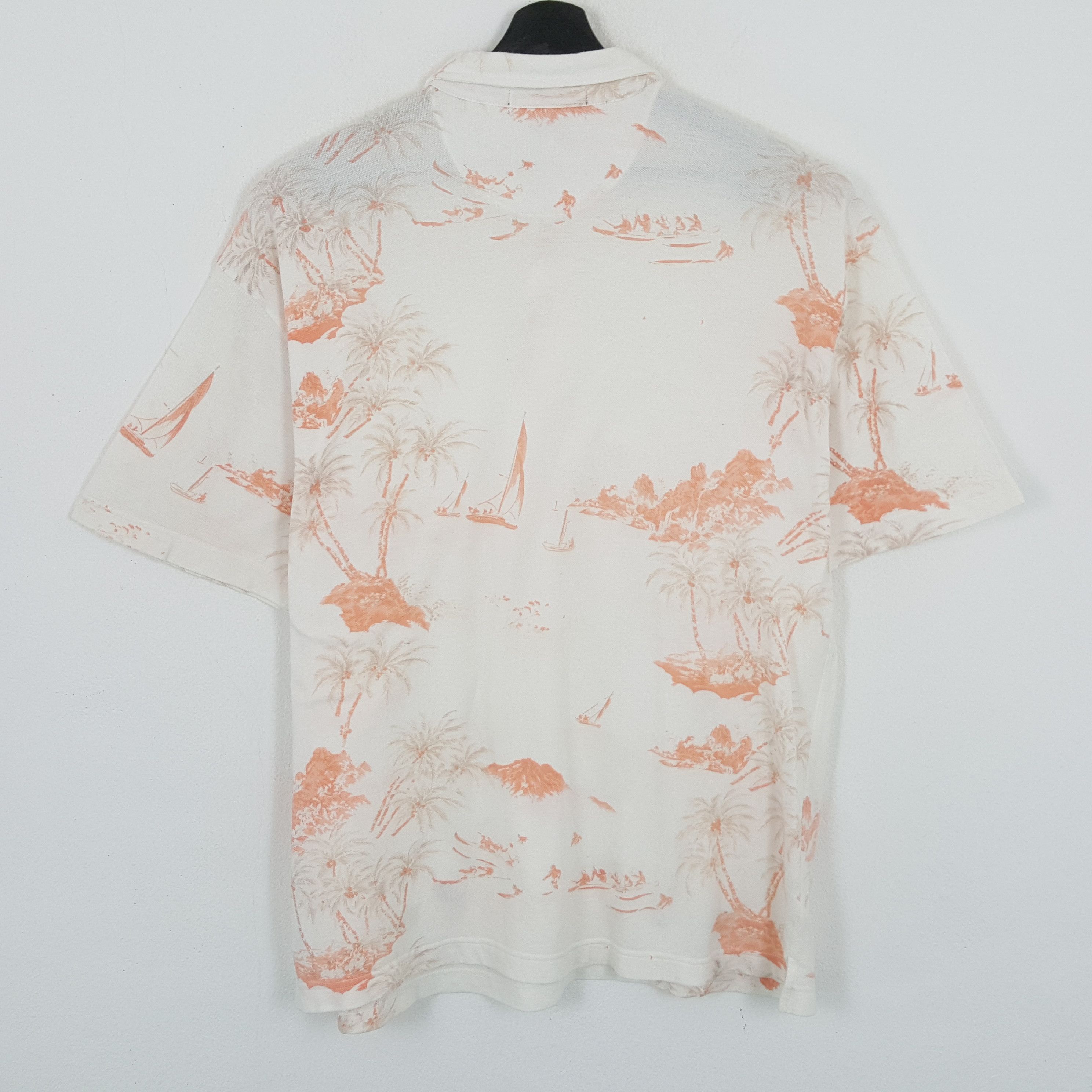 Banana Republic × Vintage BANANA REPUBLIC Polos Hawaii Summer Style Size US L / EU 52-54 / 3 - 3 Thumbnail