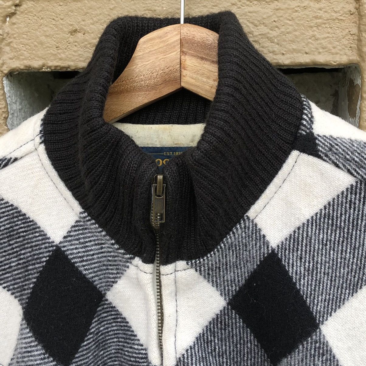 Woolrich Woolen Mills Vintage Woolrich Checkered Wool Bomber Jacket Size US M / EU 48-50 / 2 - 19 Thumbnail