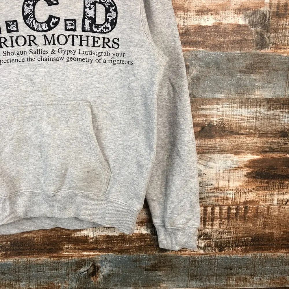 Japanese Brand M.C.D punk rock Grey Hoodie sweatshirt #A1510 Size US XS / EU 42 / 0 - 10 Thumbnail