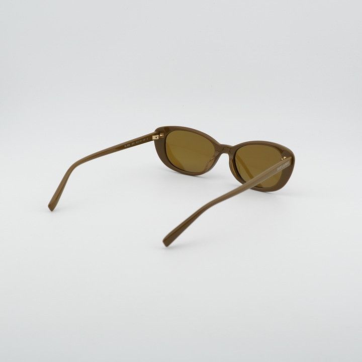 Saint Laurent Paris Saint Laurent SL822 003 Sunglasses Licorice Brown Cat Eye Size ONE SIZE - 7 Thumbnail