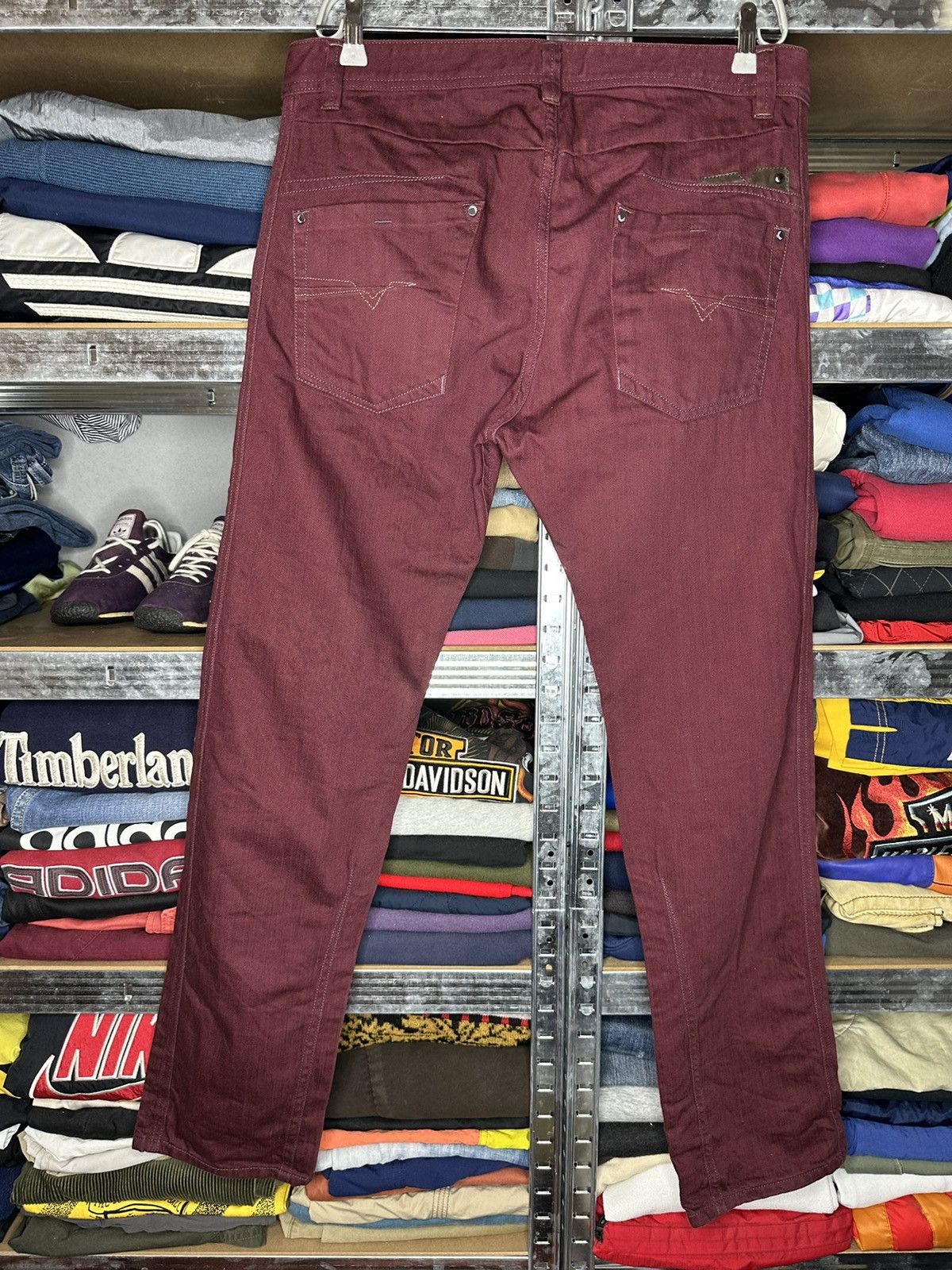 Diesel × Vintage 34/32 Diesel Industry Darron Men’s Denim Jeans Y2K Size US 34 / EU 50 - 2 Thumbnail
