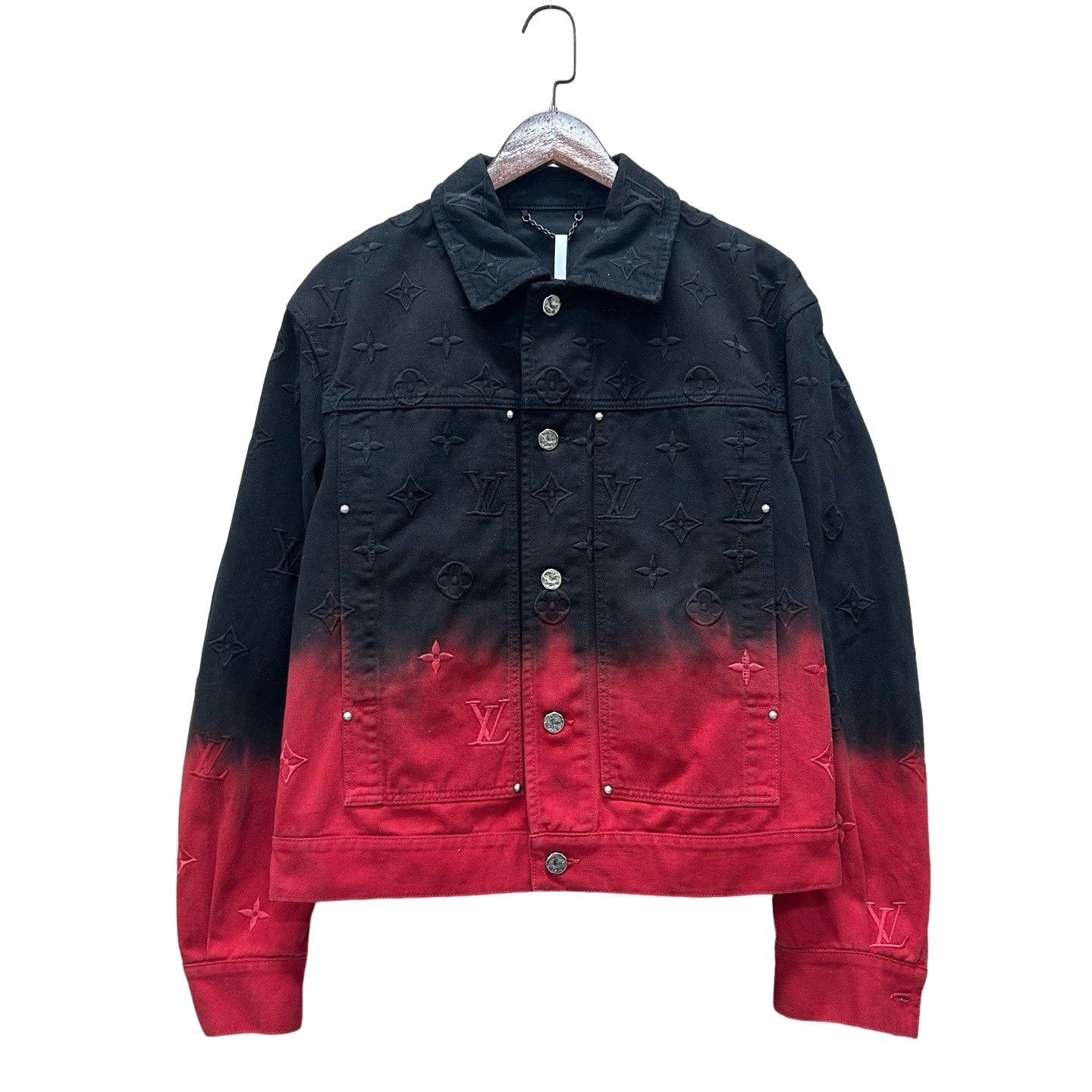Louis Vuitton Louis Vuitton Monogram Ombre Denim Jacket Size 48 Size US M / EU 48-50 / 2 - 1 Thumbnail