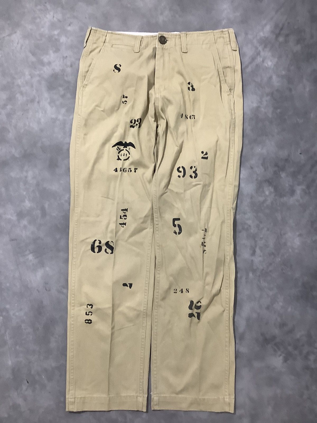 Mister Freedom 🛒Need Gone🛒 MFS Vetements The Code of Number Printed Pants Size US 33 - 1 Thumbnail