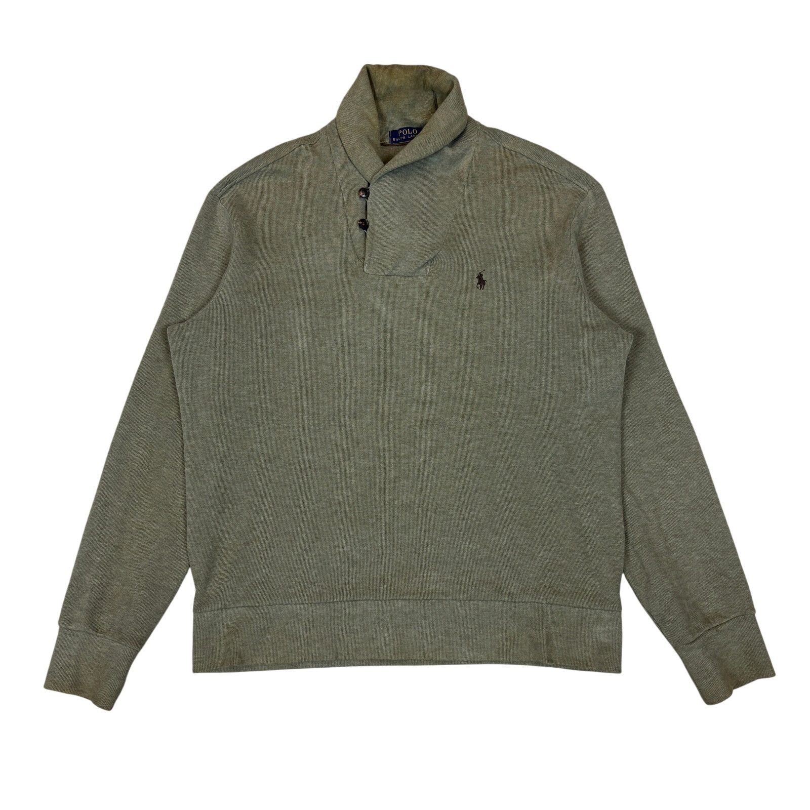 Polo Ralph Lauren Polo Ralph Lauren Shawl Collar Knit Pullover Elbow Pads Lg Size US L / EU 52-54 / 3 - 1 Thumbnail
