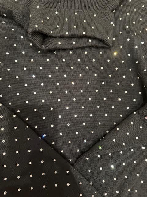 Saint Laurent Paris Saint Laurent Crystal turtlneck Size US M / EU 48-50 / 2 - 1 Thumbnail