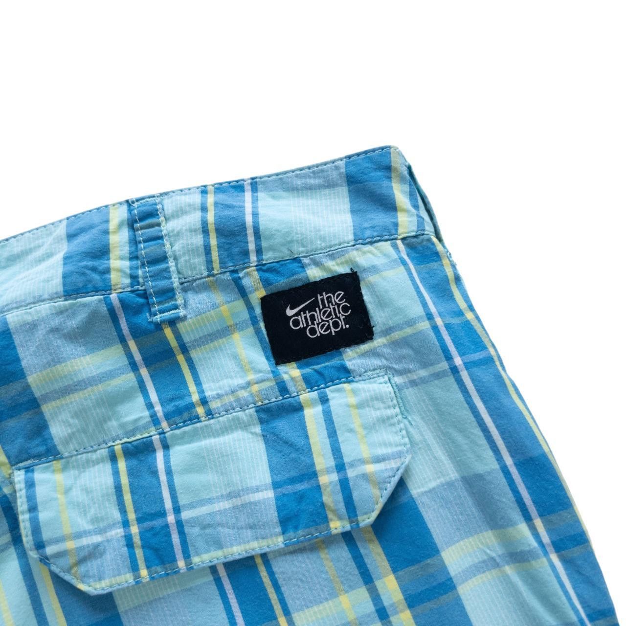 Nike Vintage Nike Check Cargo Shorts Size W33 Size US 33 - 5 Thumbnail