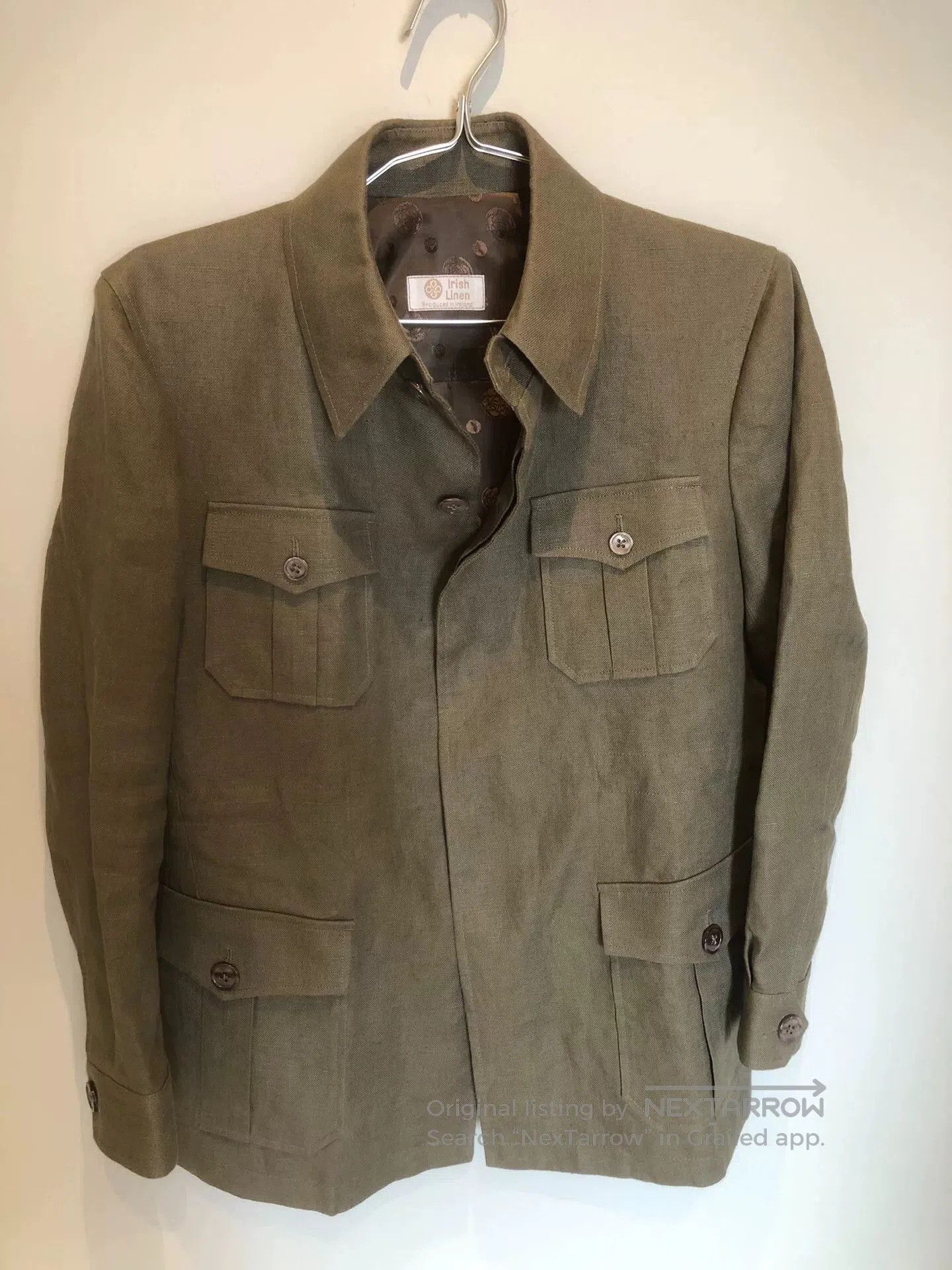 Japanese Brand Brooks Brothers Men's Linen Zhongshan Suit. Size US M / EU 48-50 / 2 - 1 Thumbnail