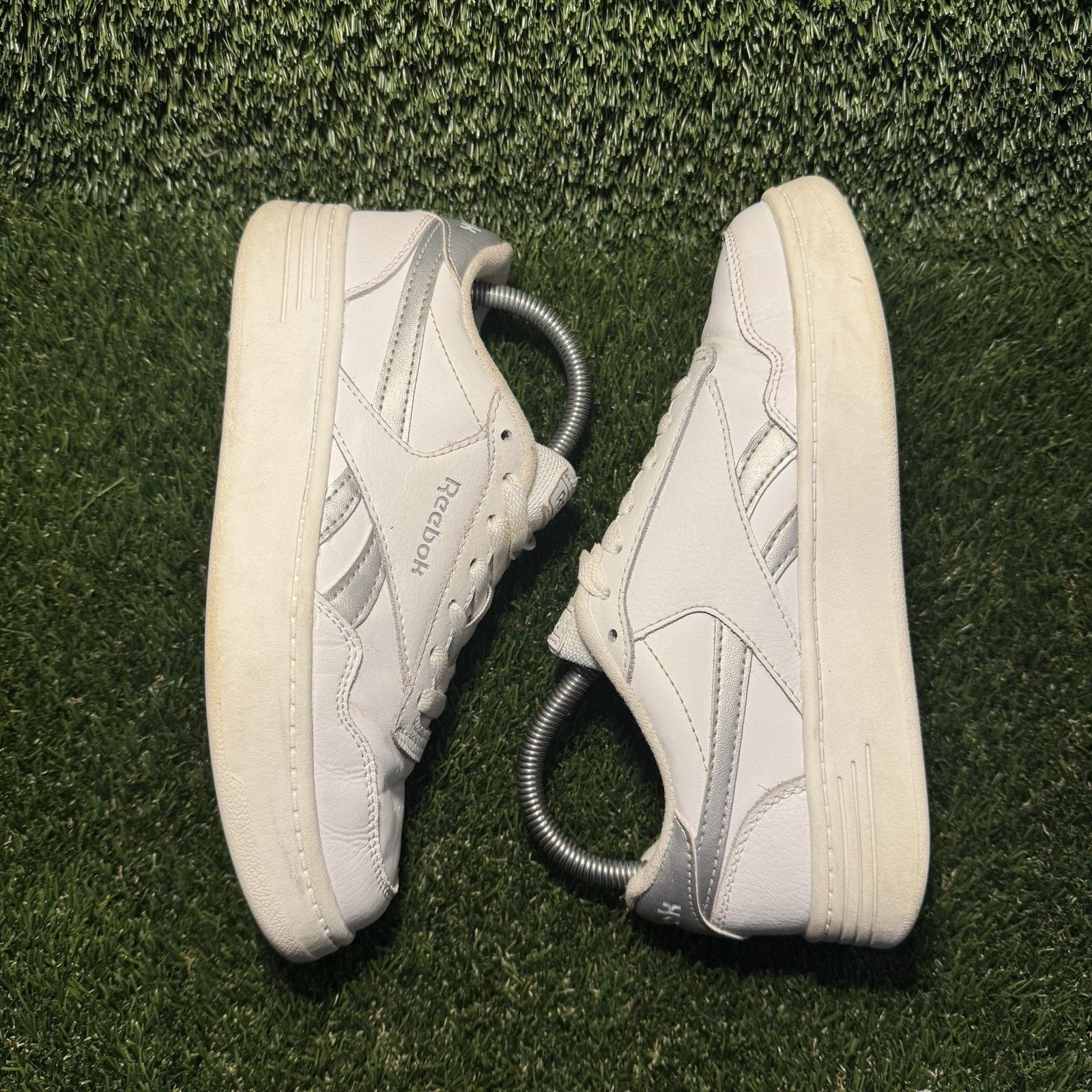 Reebok Size 6 - Reebok Royal Techque T White Gray (W) Size US 6 / IT 36 - 4 Thumbnail