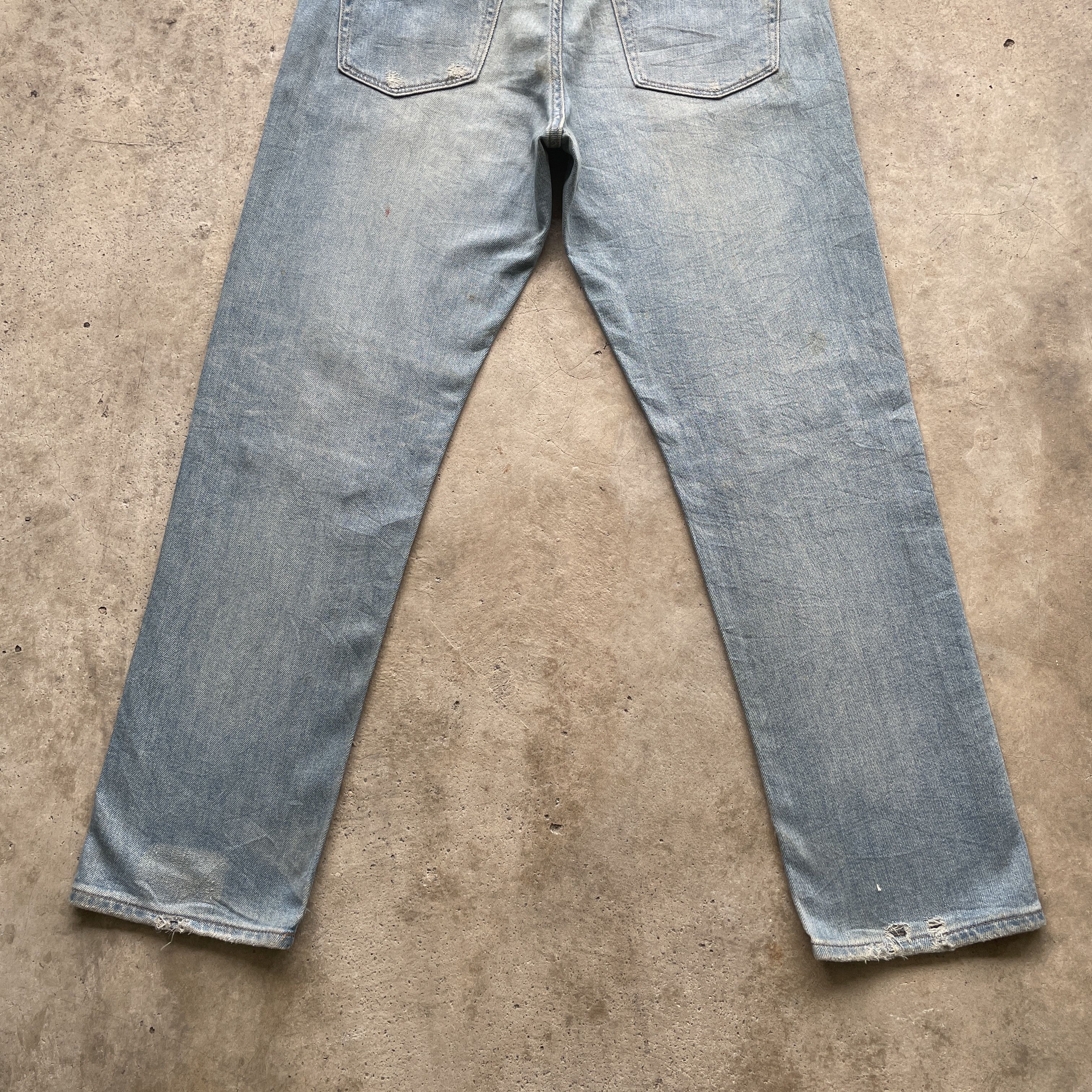 Japanese Brand VINTAGE JAPANESE JEANS DISTRESSED FADED DENIM PANTS W34 Size US 34 / EU 50 - 9 Thumbnail