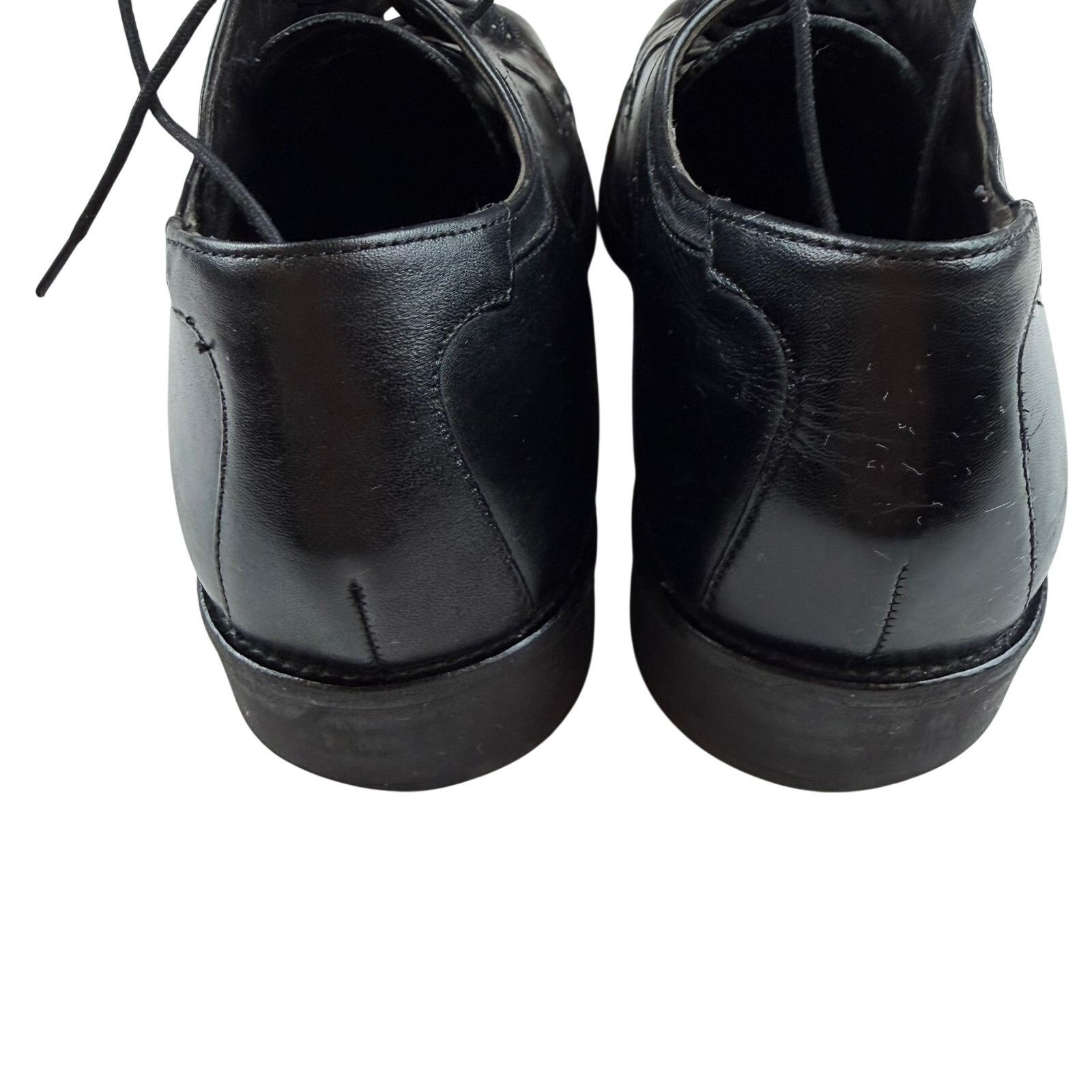 Johnston & Murphy Johnston & Murphy Black Leather Cap Toe Oxford Mens 11M Size US 11 / EU 44 - 5 Thumbnail