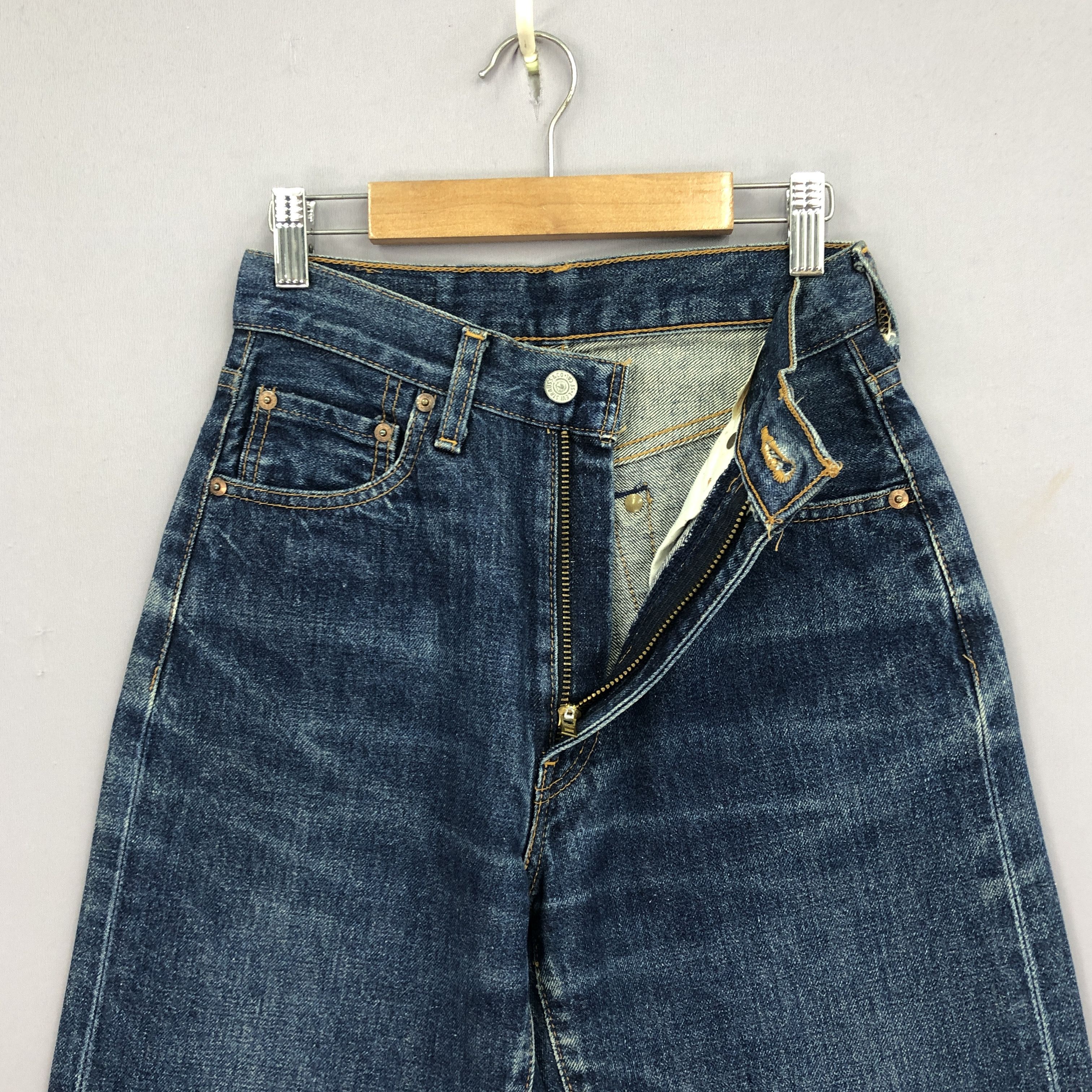 Levi's Vintage 90s Levis 704z Selvedge Jeans Levi's Stonewash Denim Size 24" / US 00 / IT 34 - 7 Thumbnail