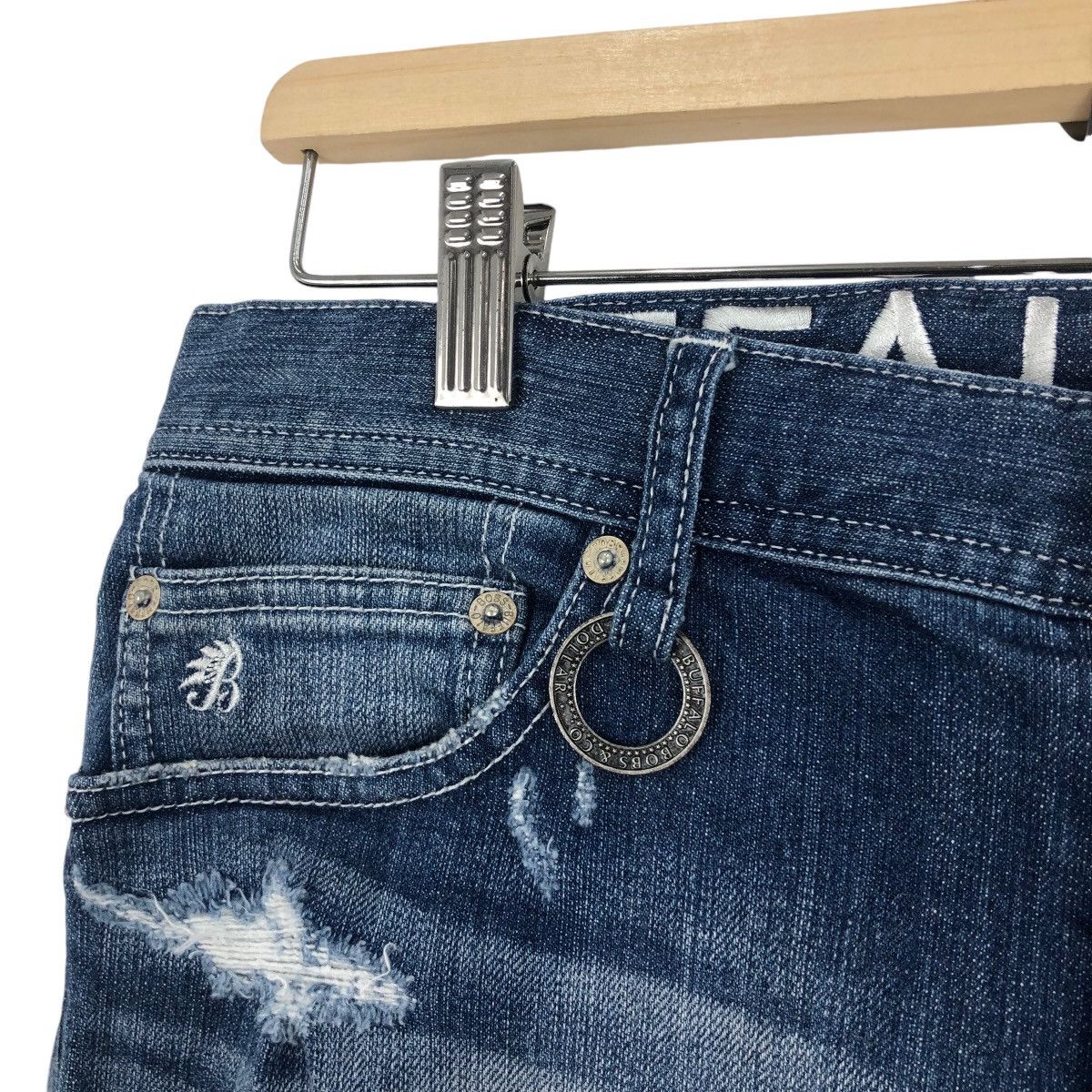 BUFFALO BOBS BUFFALO BOBS Boro Patchwork Denim Pants Size US 31 - 5 Thumbnail
