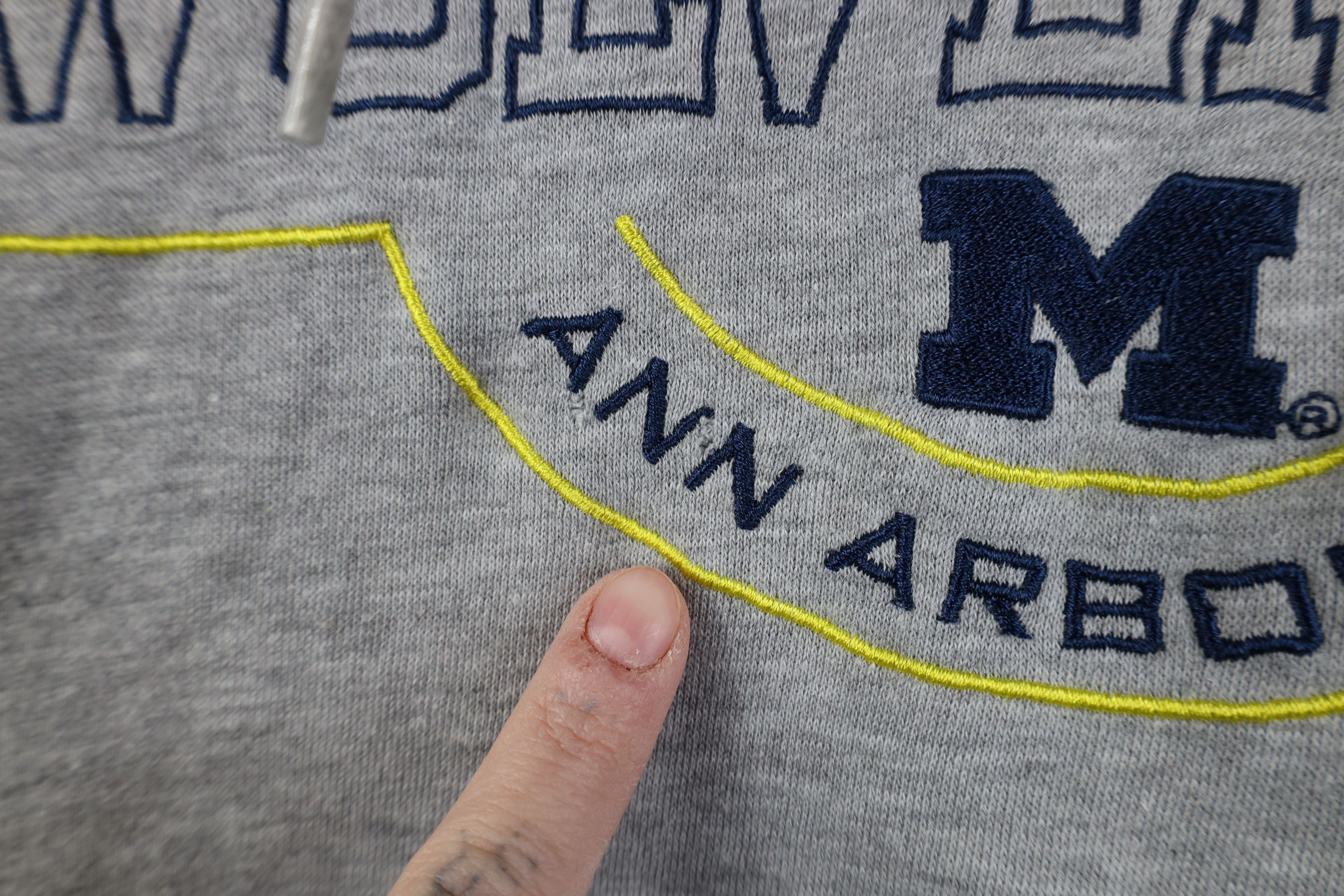 Vintage Vintage Boxy Fit University of Michigan Hoodie Sweatshirt Size XXL / US 16-18 / IT 52-54 - 4 Thumbnail