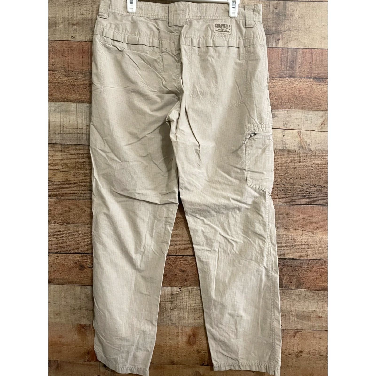 Vintage Columbia Pants 34x32 Khaki Cargo 5 Pocket Sportswear Men Size US 34 / EU 50 - 2 Thumbnail