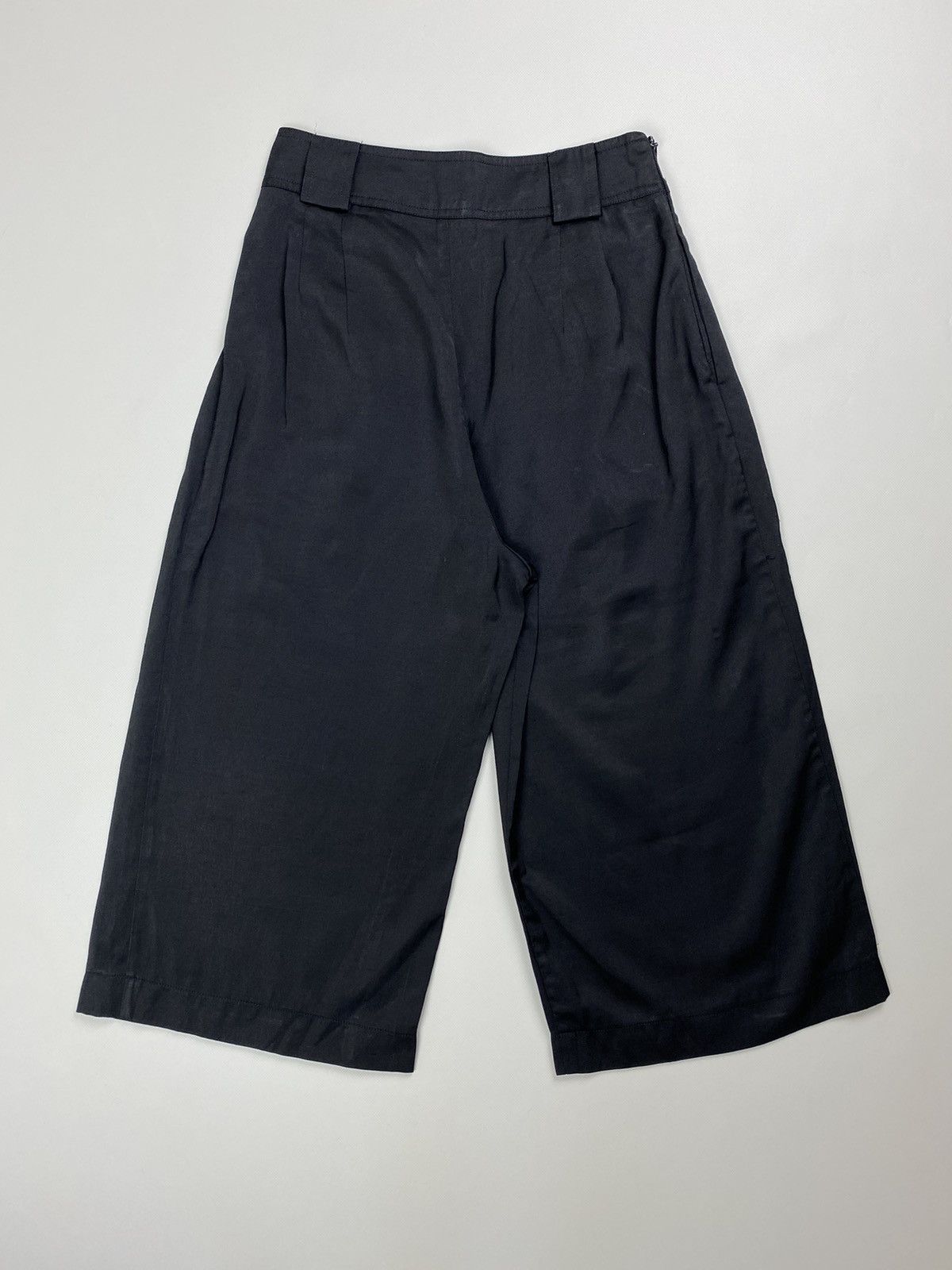 Helmut Lang Helmut Lang ladies wide leg cropped pants trousers Size 26" / US 2 / IT 38 - 16 Thumbnail