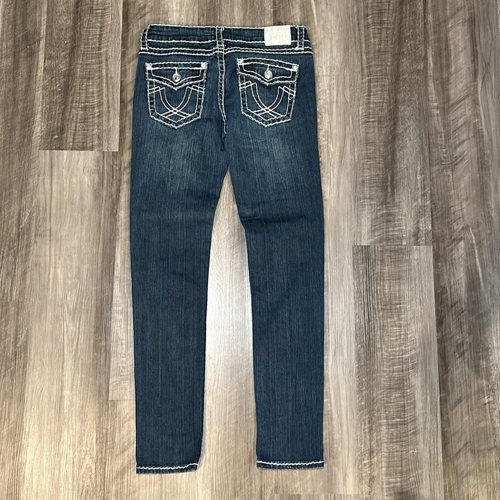 Other L.A. Idol Stone Stud Skinny Jeans - 9 Size 30" / US 8 / IT 44 - 2 Thumbnail