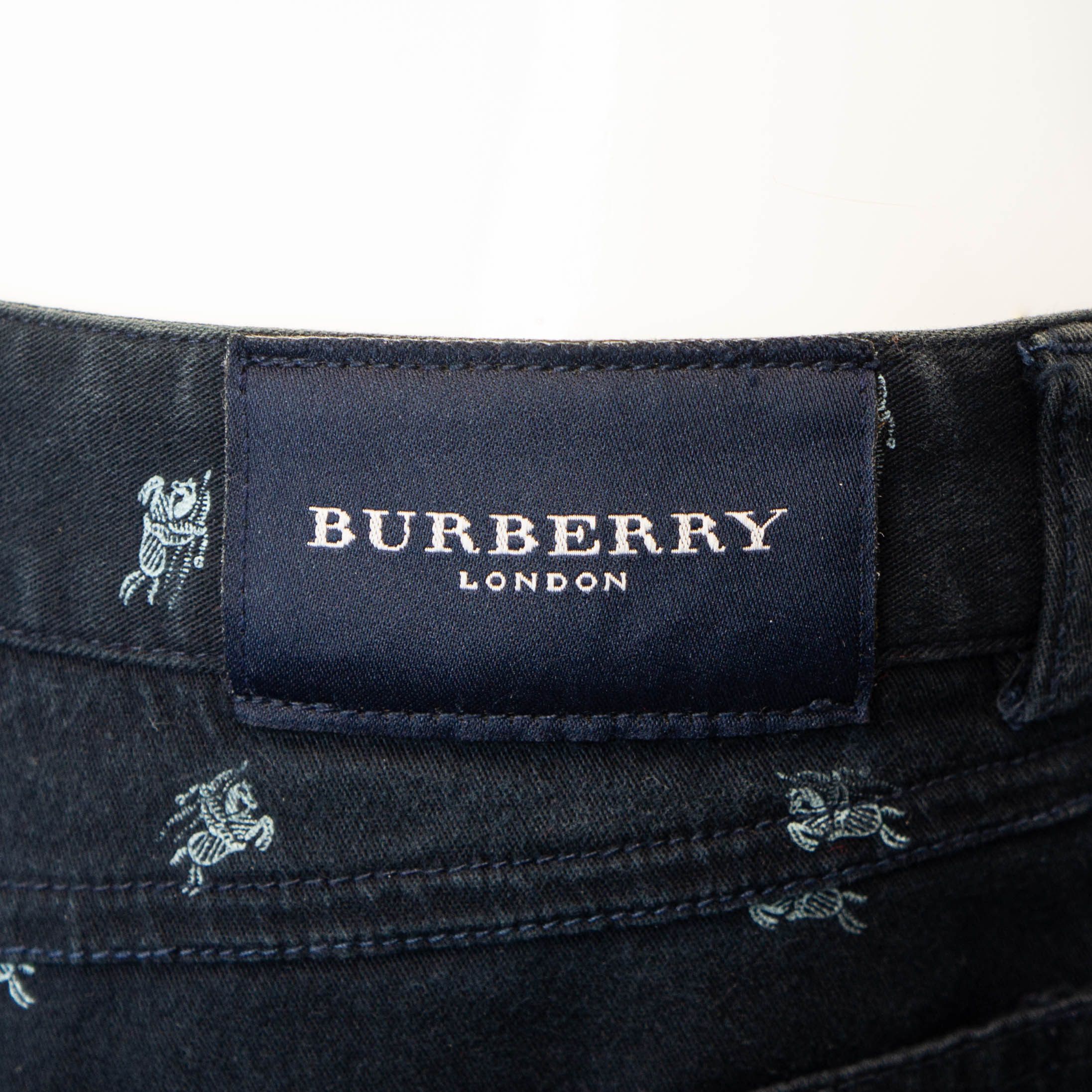 Burberry BURBERRY Monogram Pants Blue Vintage 00s Size 30" / US 8 / IT 44 - 8 Thumbnail