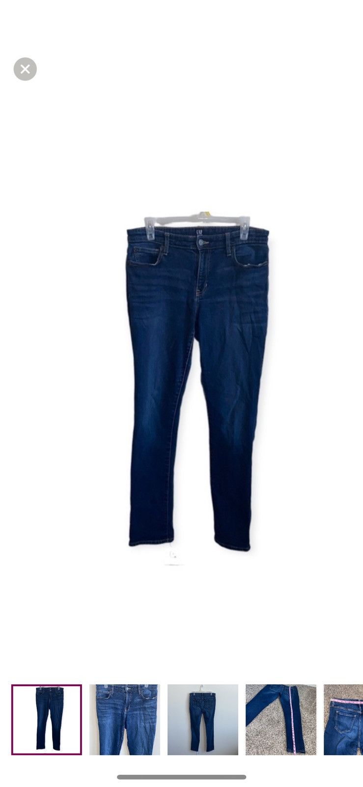 Gap Gap denim straight legged jeans size 30 Size 30" / US 8 / IT 44 - 1 Thumbnail