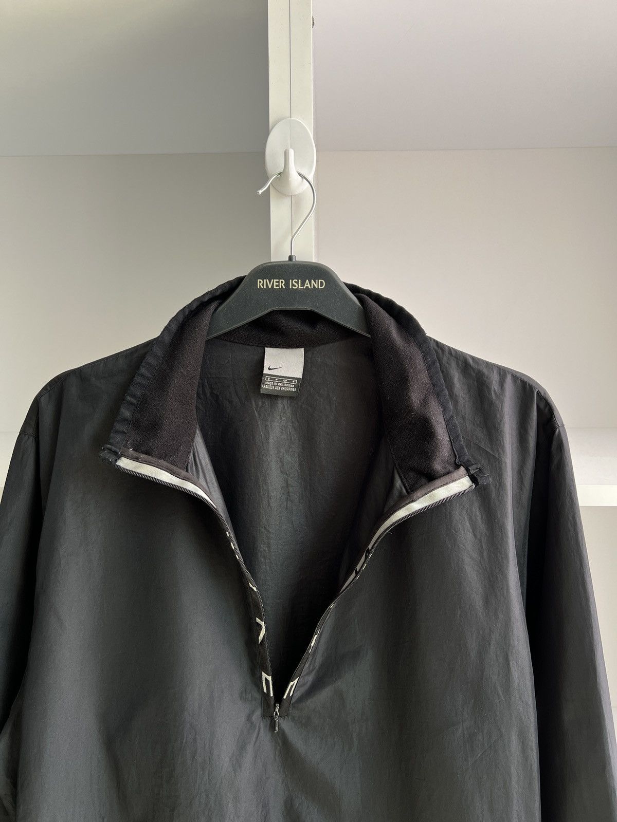 Nike × Vintage Vintage Nike windbreaker drill jacket Size US S / EU 44-46 / 1 - 8 Thumbnail