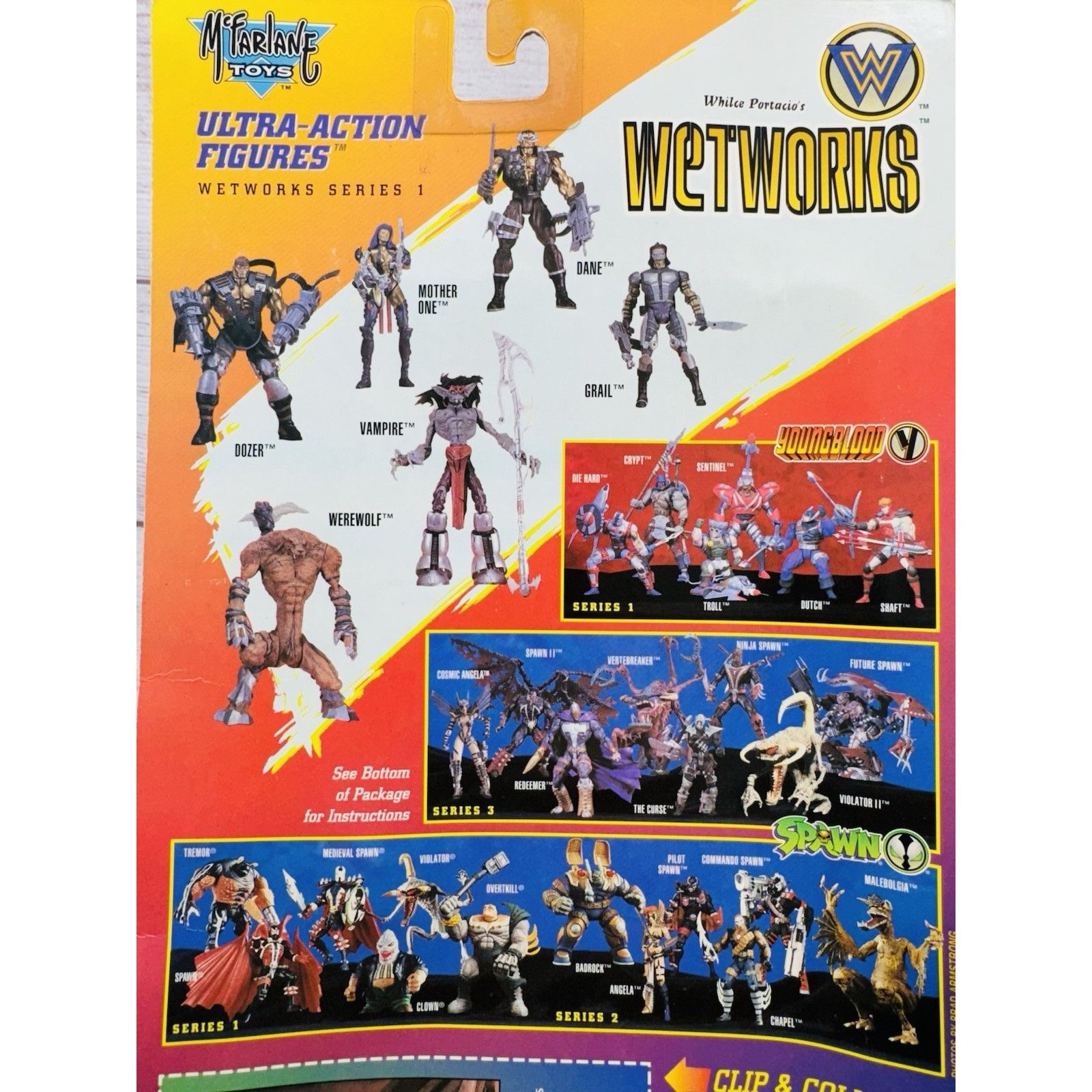 Other McFarlane Toys SPAWN "WEREWOLF" (1995) Special Edition Ultra Size ONE SIZE - 14 Thumbnail