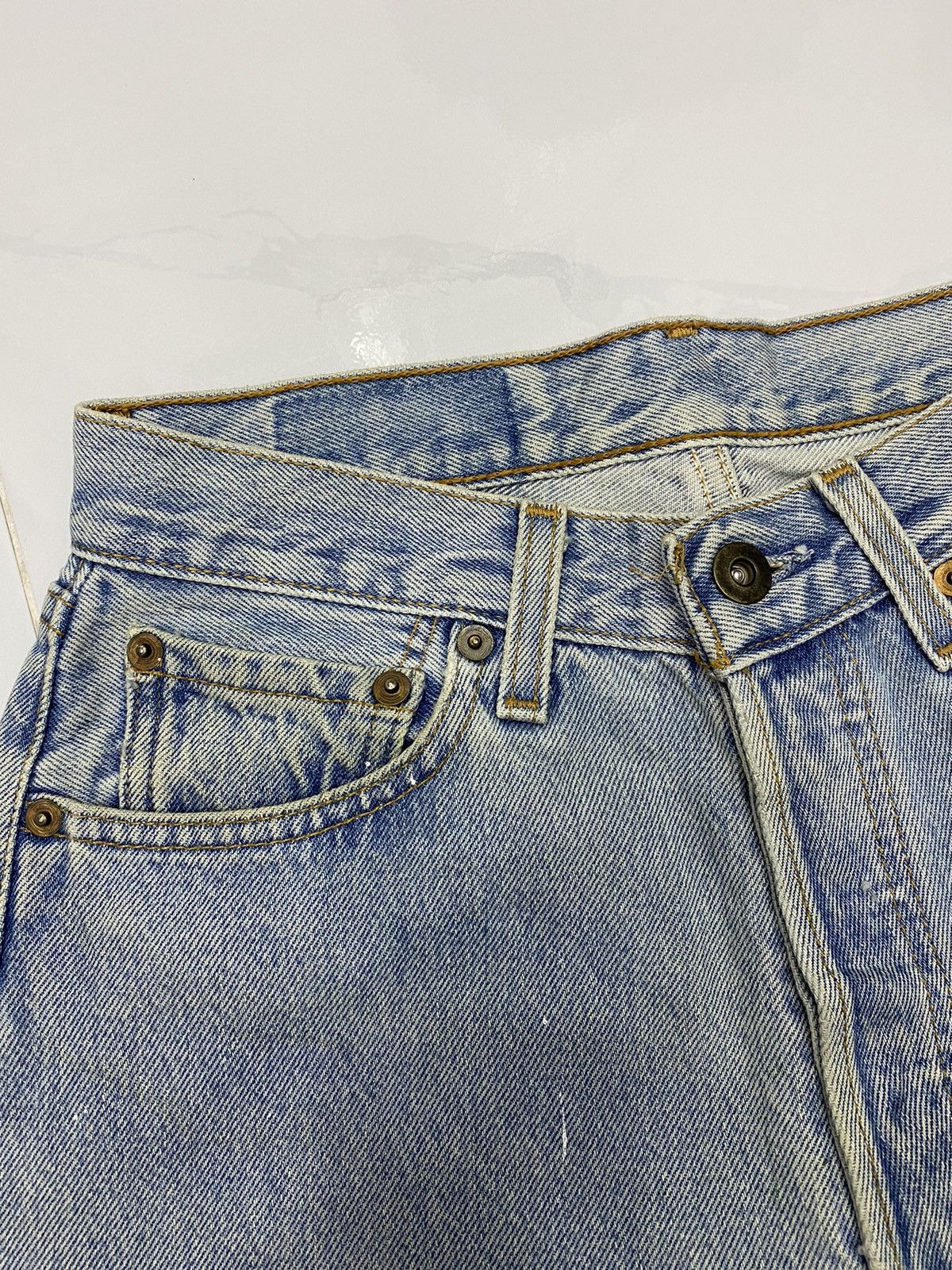 Hysteric Glamour VINTAGE JAPAN UNBRAND DISTRESS HYSTERIC GLAMOUR DESIGN JEANS Size US 27 - 7 Thumbnail