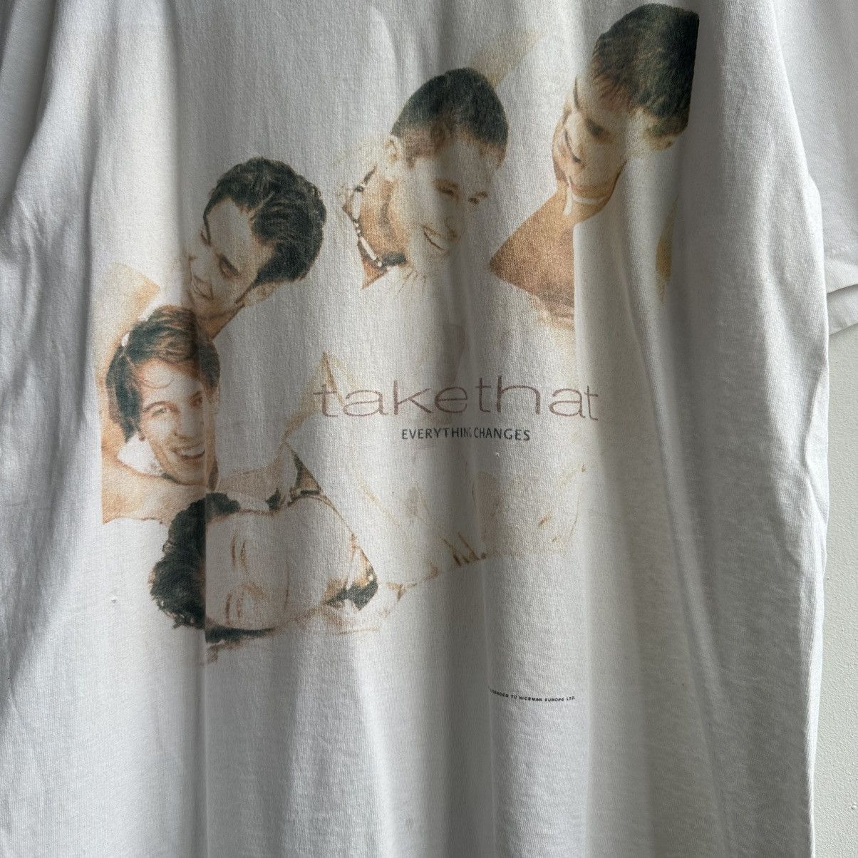 Band Tees Vintage 1993s TAKE THAT Tour Tshirt Size US XL / EU 56 / 4 - 6 Thumbnail