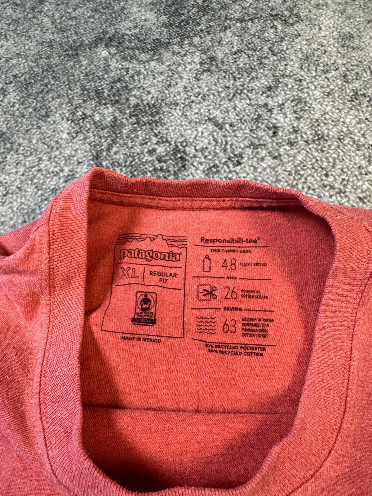 Patagonia Patagonia Logo Back T-shirt Streetwear Rare Casual XL Rare Size US XL / EU 56 / 4 - 5 Thumbnail