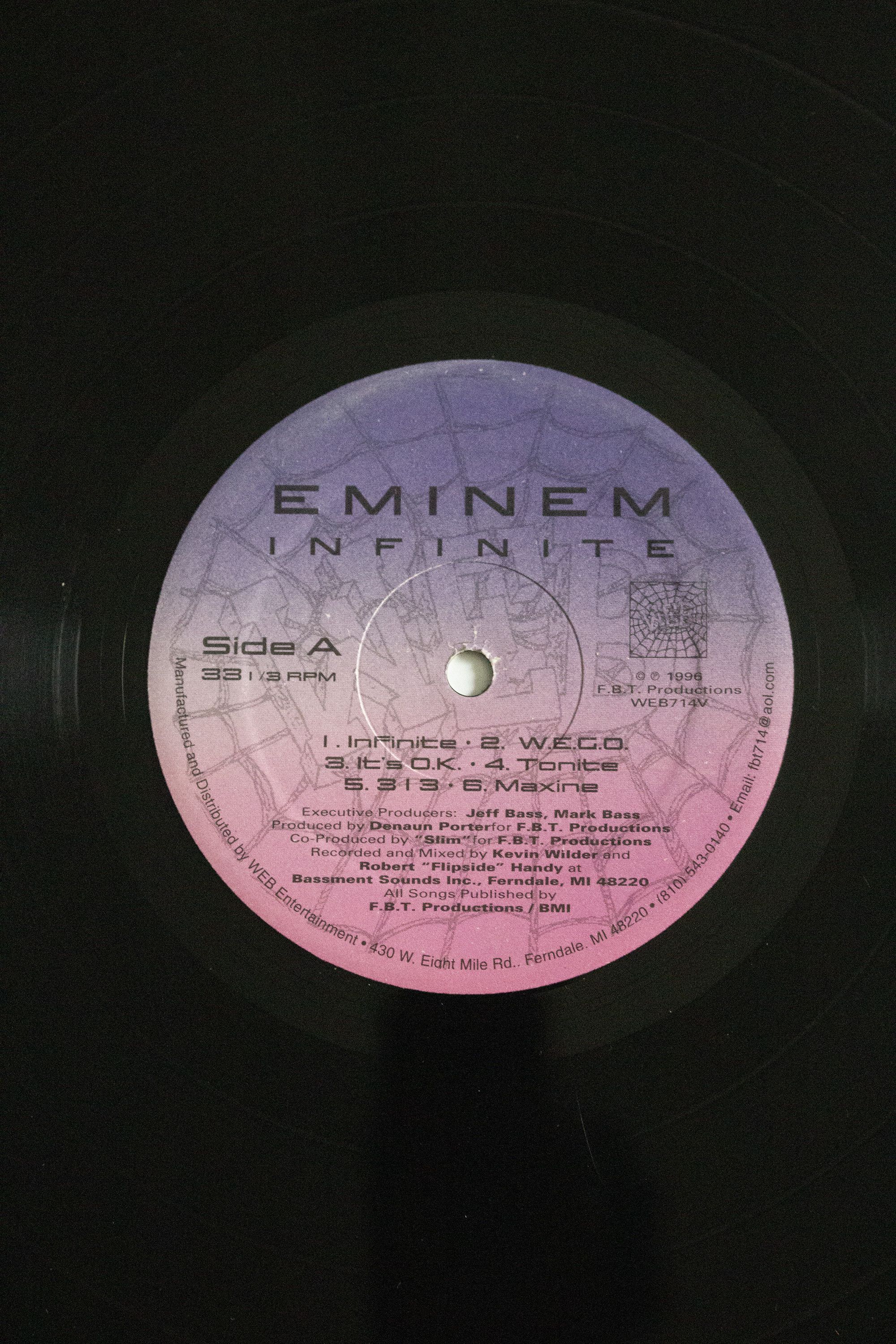 Eminem Eminem - Infinite Original 1996 Vinyl Size ONE SIZE - 1 Thumbnail