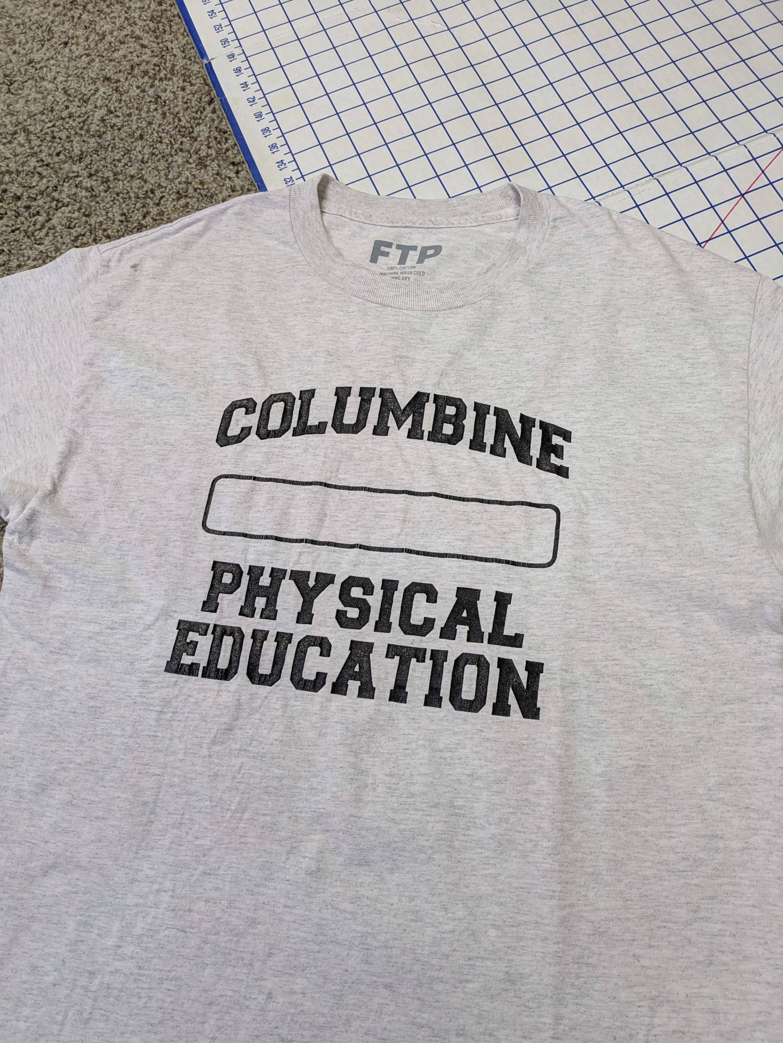 Fuck The Population FTP COLUMBINE PHYSICAL EDUCATION 2014 KCUFTHEPOPULATION TEE Size US L / EU 52-54 / 3 - 4 Thumbnail