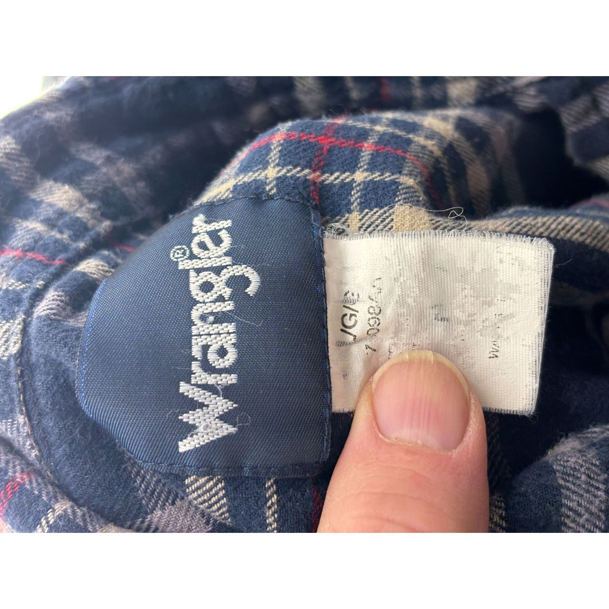 Wrangler Vintage Wrangler Mens Plaid Flannel Long Sleeve Button-Up Sh Size US XL / EU 56 / 4 - 5 Thumbnail