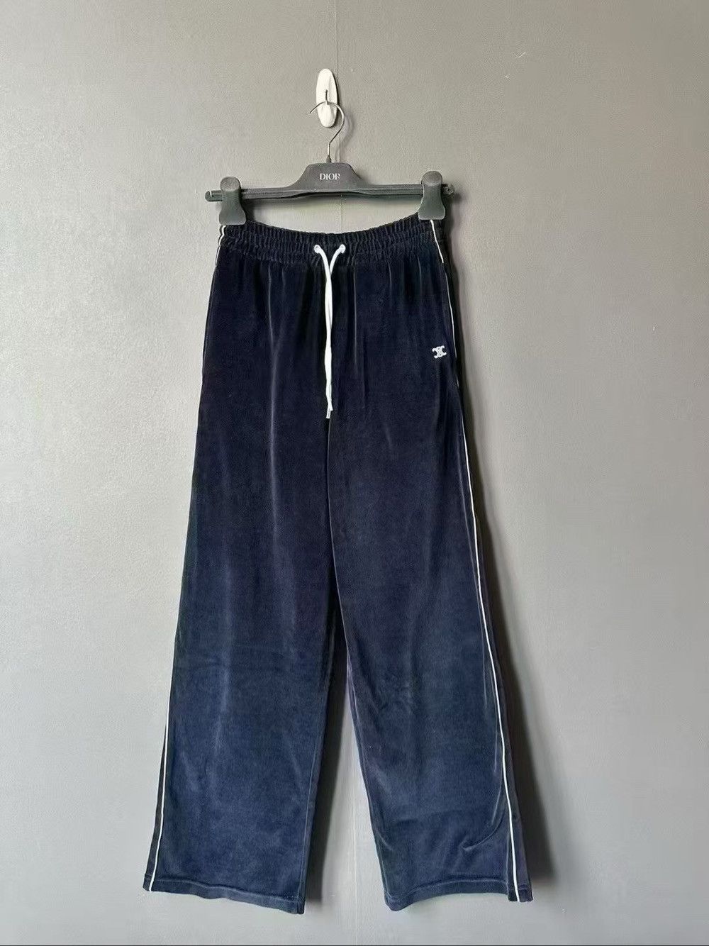 Celine Celine Striped Velour Joggers Size S Size 27" / US 4 / IT 40 - 1 Thumbnail
