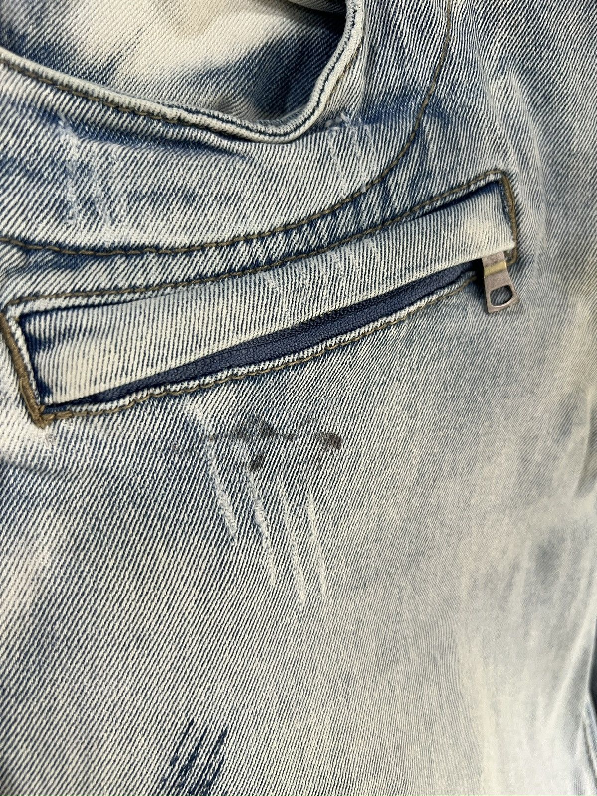🔥Rare In The Attic Homme Biker Denim
