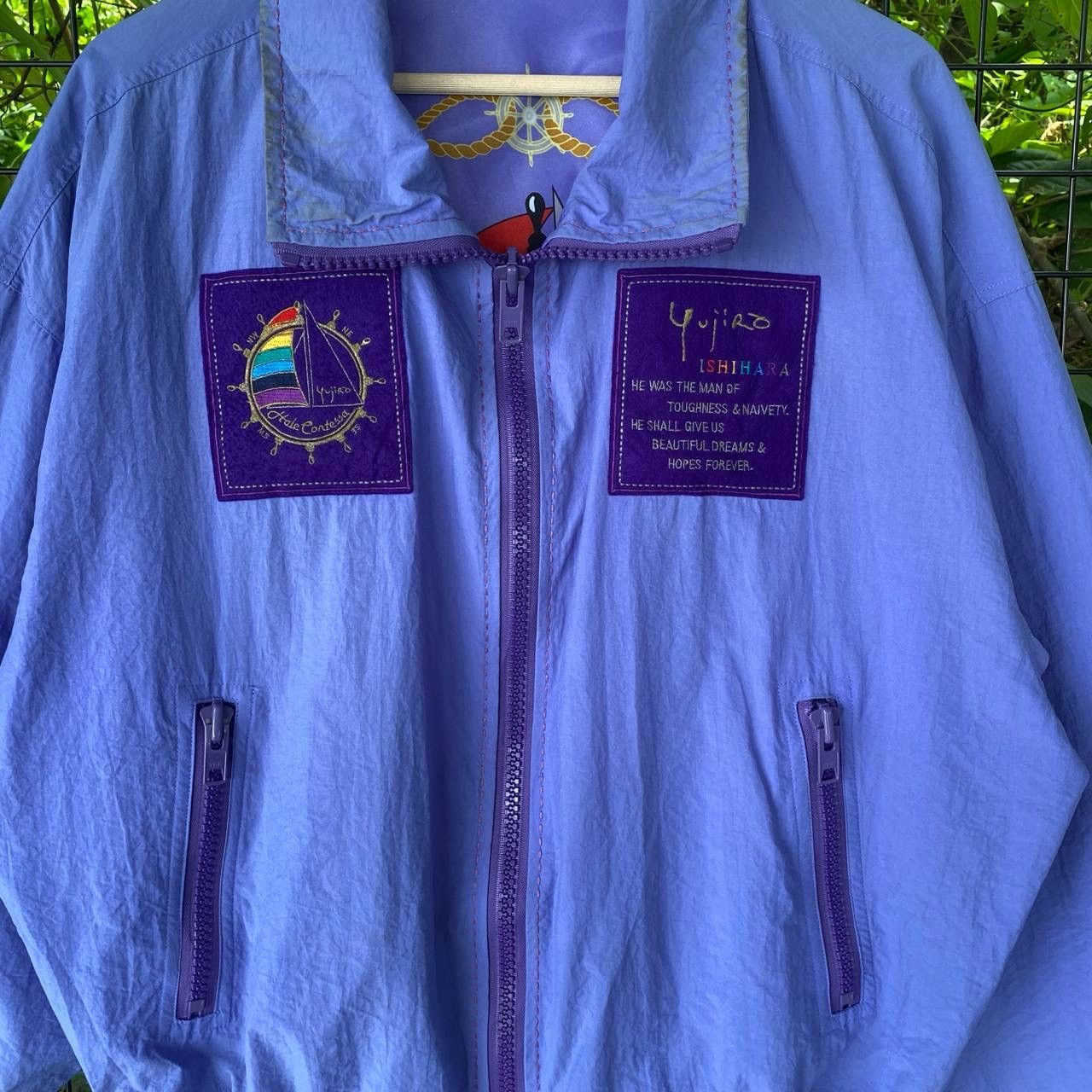 Designer × Japanese Brand × Vintage Vtg Designer Yujiro Ishihara Baggy Light Zipper Jacket Size US M / EU 48-50 / 2 - 4 Thumbnail