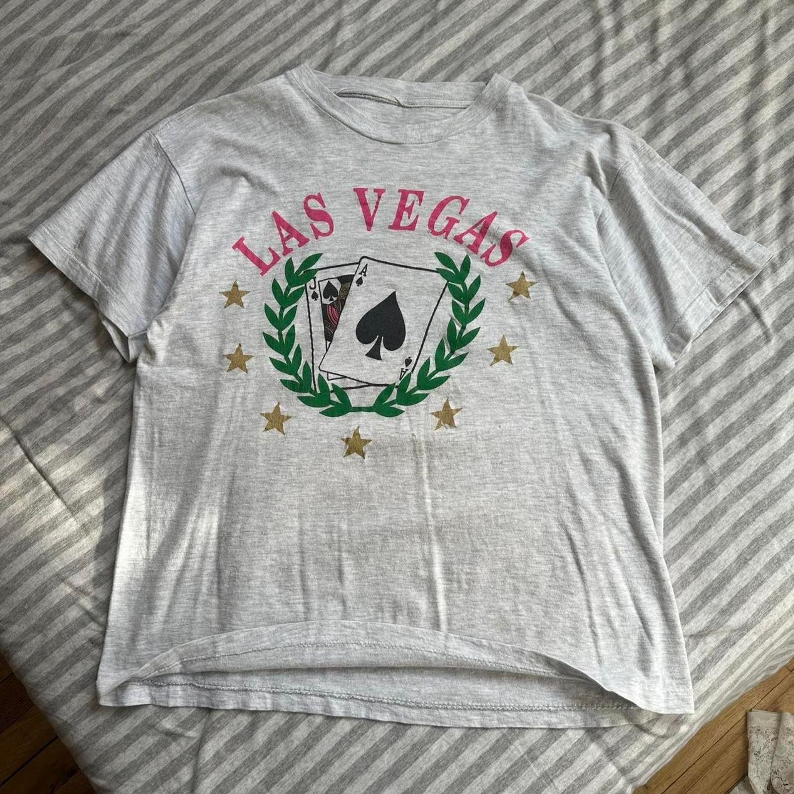 Vintage Vintage 90s las vegas shirt Size US L / EU 52-54 / 3 - 3 Thumbnail