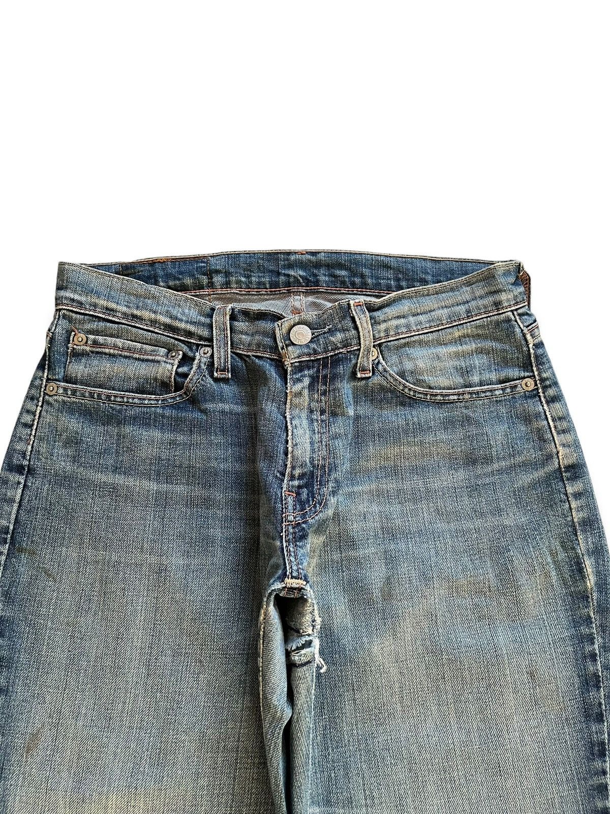 Levi's × Levi's Vintage Clothing Vintage 90s Levis 529 Faded Wash Distressed Flare Jeans Size US 29 - 4 Thumbnail