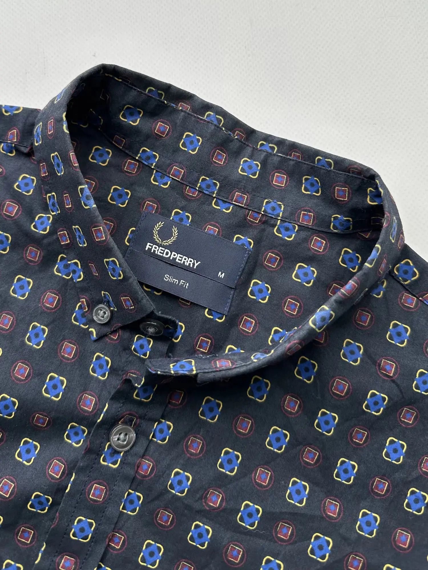 Fred Perry Fred Perry Printed Shirt Long Sleeve (7) Size US M / EU 48-50 / 2 - 4 Thumbnail
