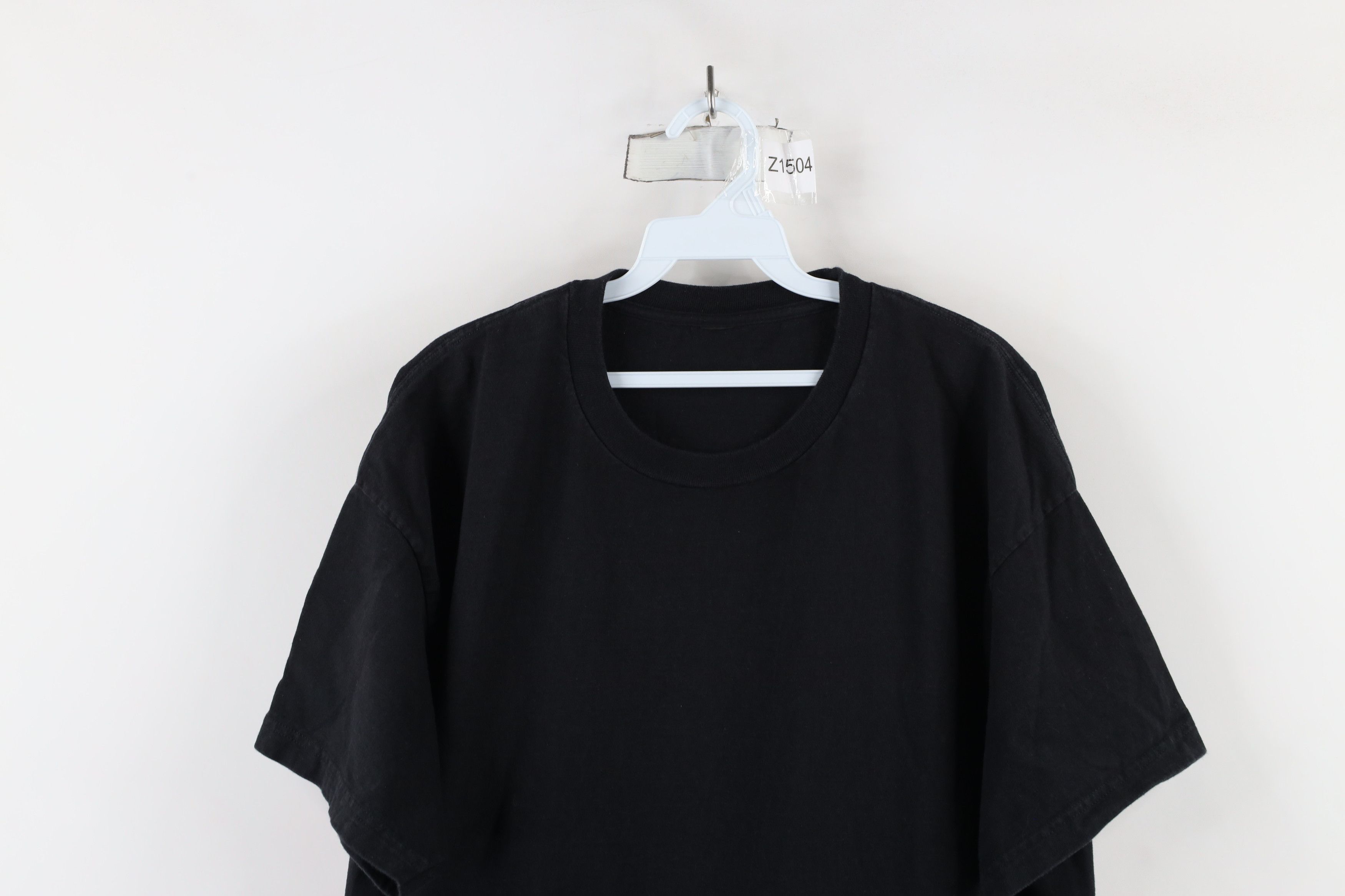 Vintage Vintage 90s Streetwear Cotton Short Sleeve T-Shirt Black Size US XL / EU 56 / 4 - 2 Thumbnail