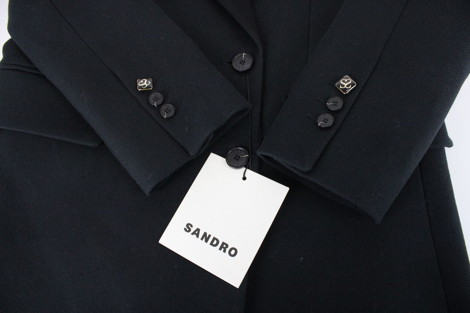 Sandro SANDRO For The Future Gulian Coat Womens EU 36 Wool Blend Size S / US 4 / IT 40 - 7 Thumbnail