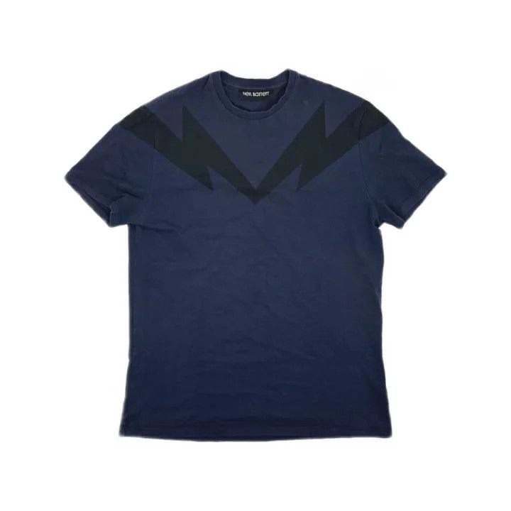 Neil Barrett Neil Barrett Casual Solid Short Sleeve T-Shirt 0079 Size US S / EU 44-46 / 1 - 1 Thumbnail