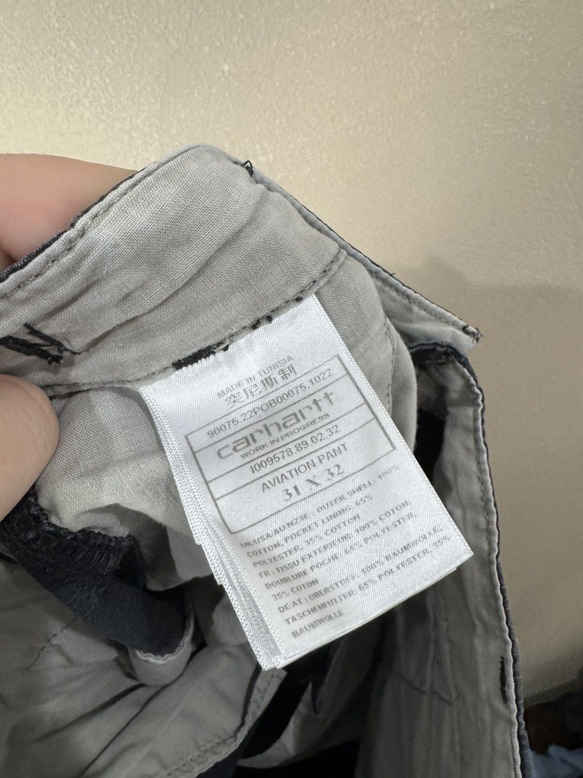 Carhartt 31x32 Carhartt Aviation Pants Cargo Gorpcore thrashed Y2k Size US 32 / EU 48 - 3 Thumbnail