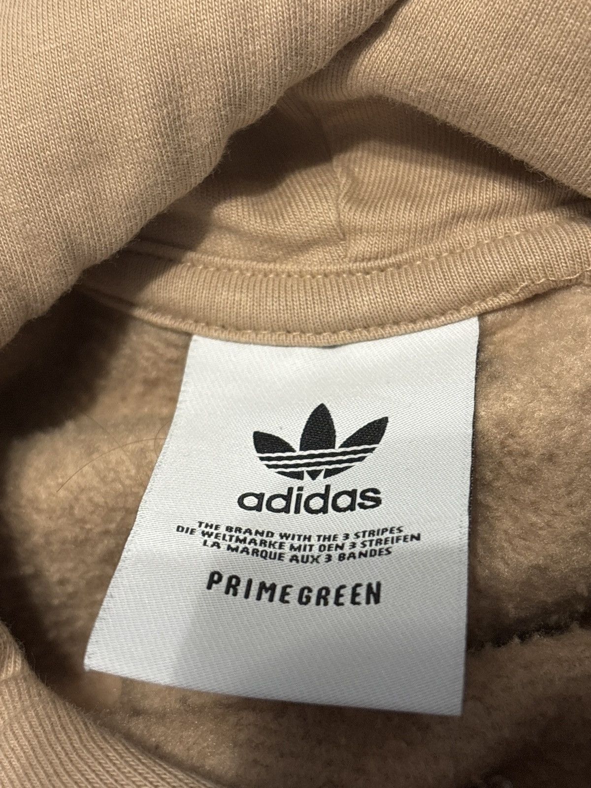 Adidas Heavy, Beige Adidas Sweatshirt Size US L / EU 52-54 / 3 - 3 Thumbnail